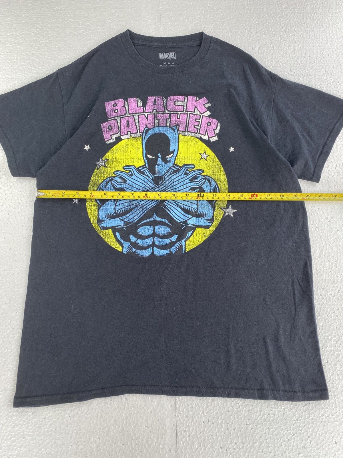 Anime × Marvel Comics × Vintage Marvel Black Panther Tshirt (B17) Size US M / EU 48-50 / 2 - 5 Thumbnail