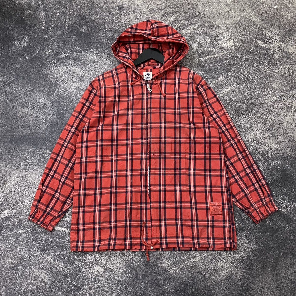 Hai Sporting Gear × Issey Miyake × Japanese Brand HAI sporting gear by issey miyake plaid jacket Size US L / EU 52-54 / 3 - 1 Thumbnail