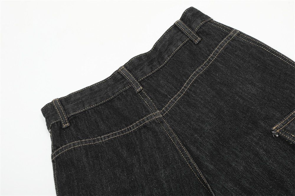 Japanese Brand Men's street loose multi-pocket scimitar jeans y2k Size US 32 / EU 48 - 4 Thumbnail