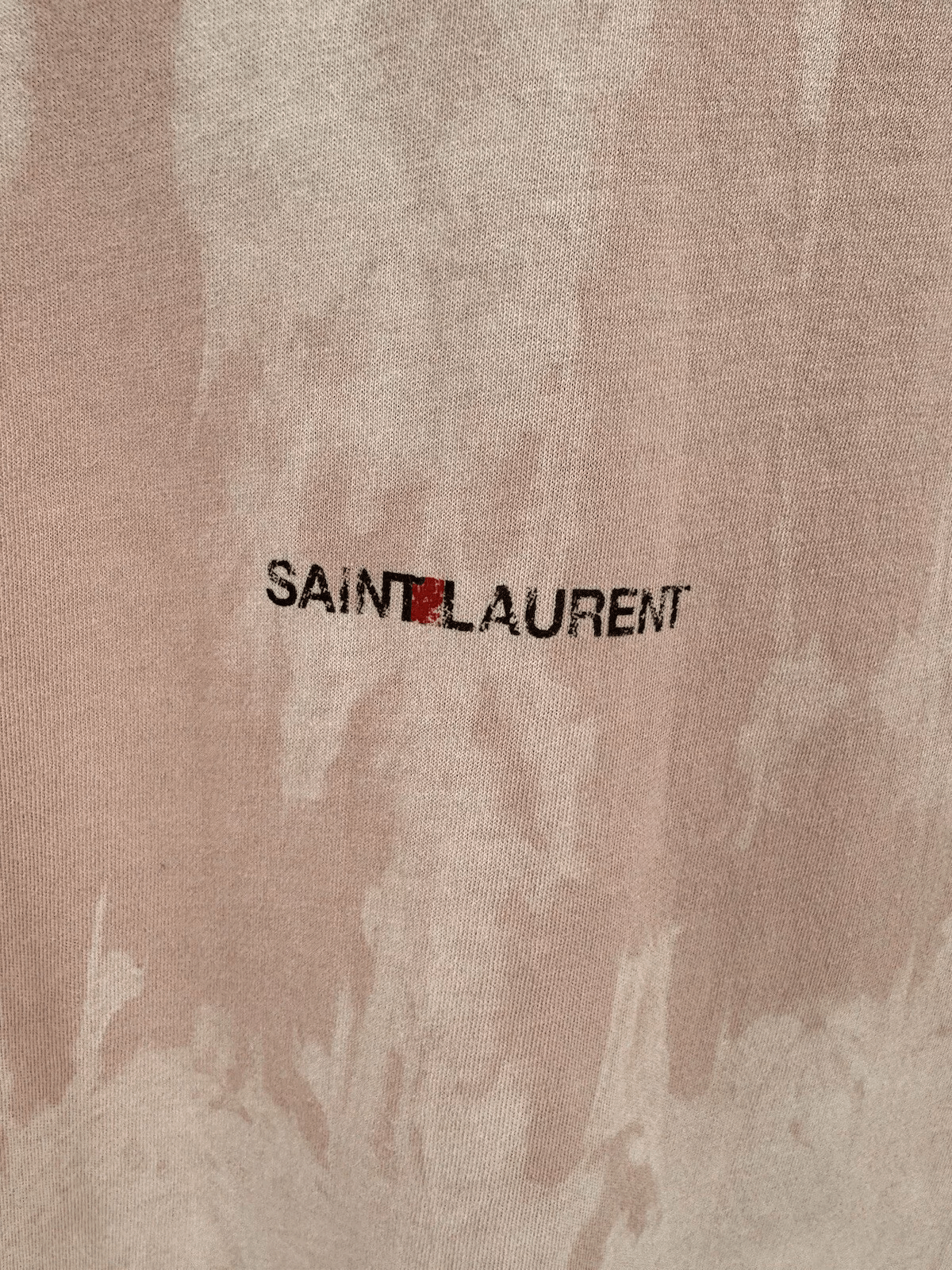 Yves Saint Laurent Saint Laurent Tie Dye Logo T Shirt XS Size US XS / EU 42 / 0 - 4 Thumbnail