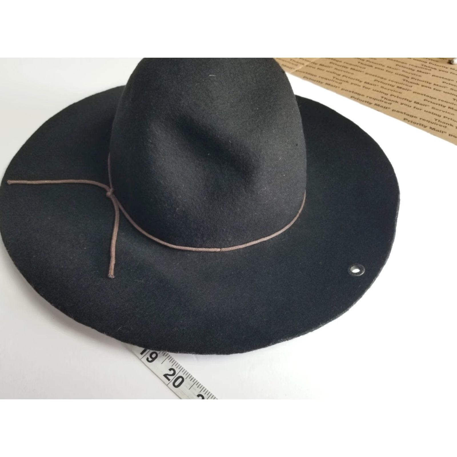 Vintage VINTAGE Peter Grimm Ladies Wool Hat 100% Wool Slouch Hat Black One Size Women Floppy Brim Round Crown 0/S Australia Mens Womens Girls Size ONE SIZE - 2 Thumbnail