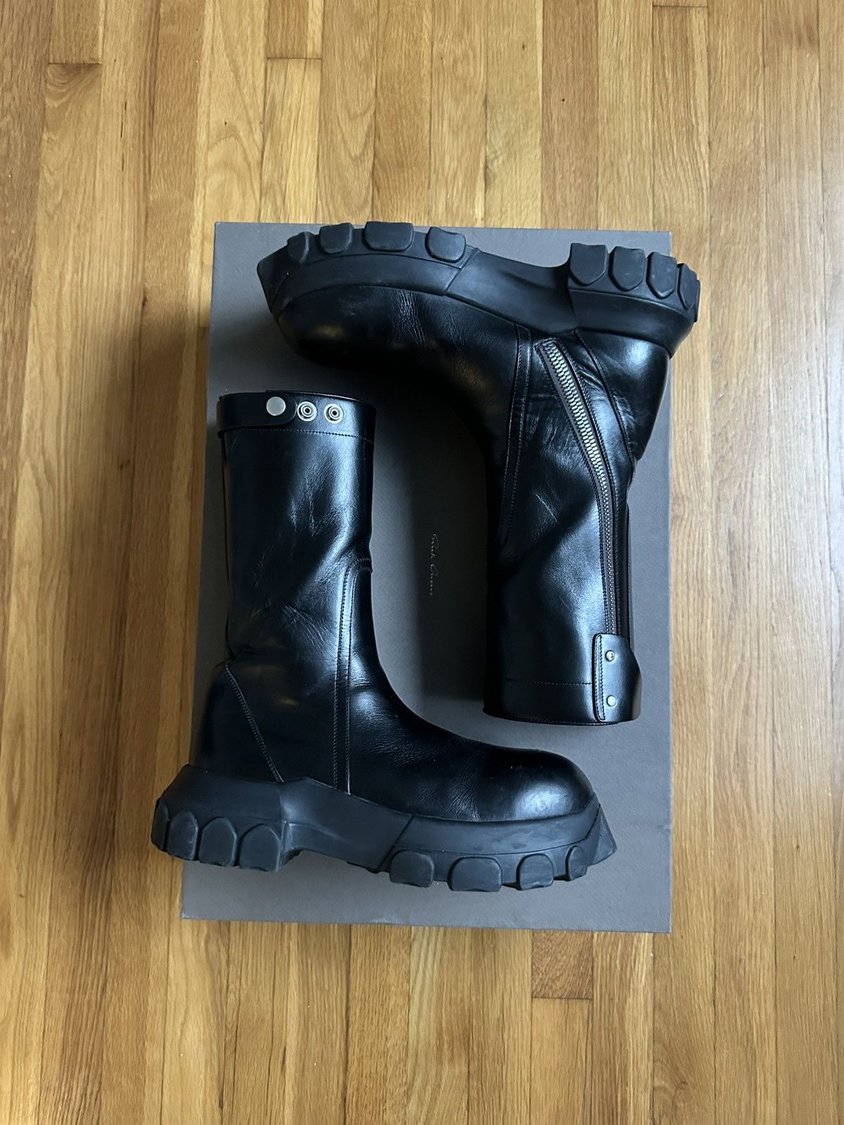 Rick Owens Creeper Bozo Tractor Boots