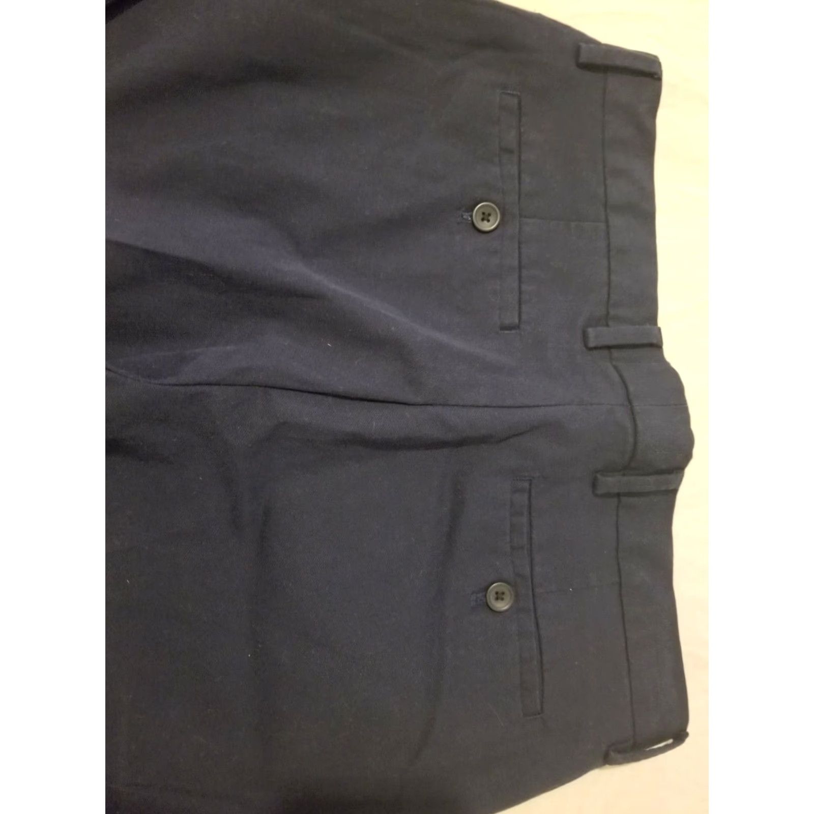 Banana Republic VINTAGE Banana Republic Dress Pants Blue Cotton 33x32 Mens Slacks Chino Trousers Size US 33 - 2 Thumbnail