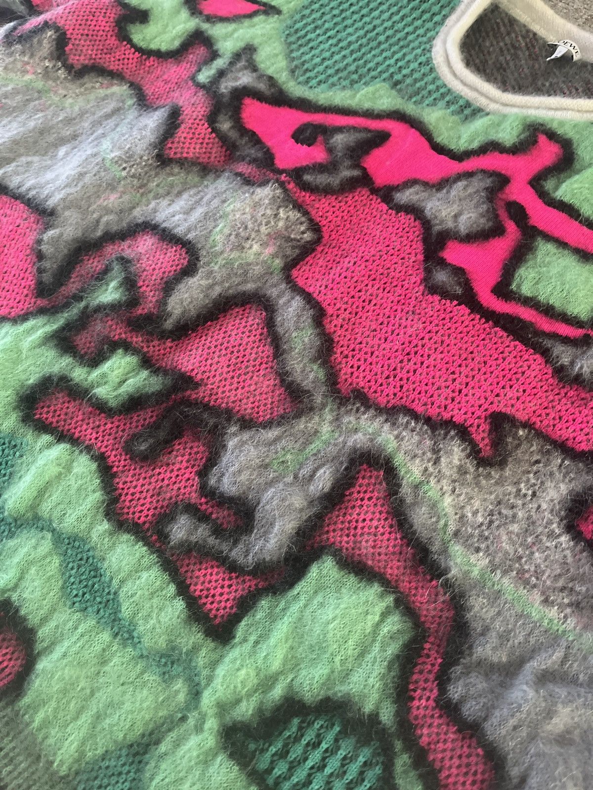 Loewe Loewe Neon Camo mohair sweater Size US S / EU 44-46 / 1 - 3 Thumbnail