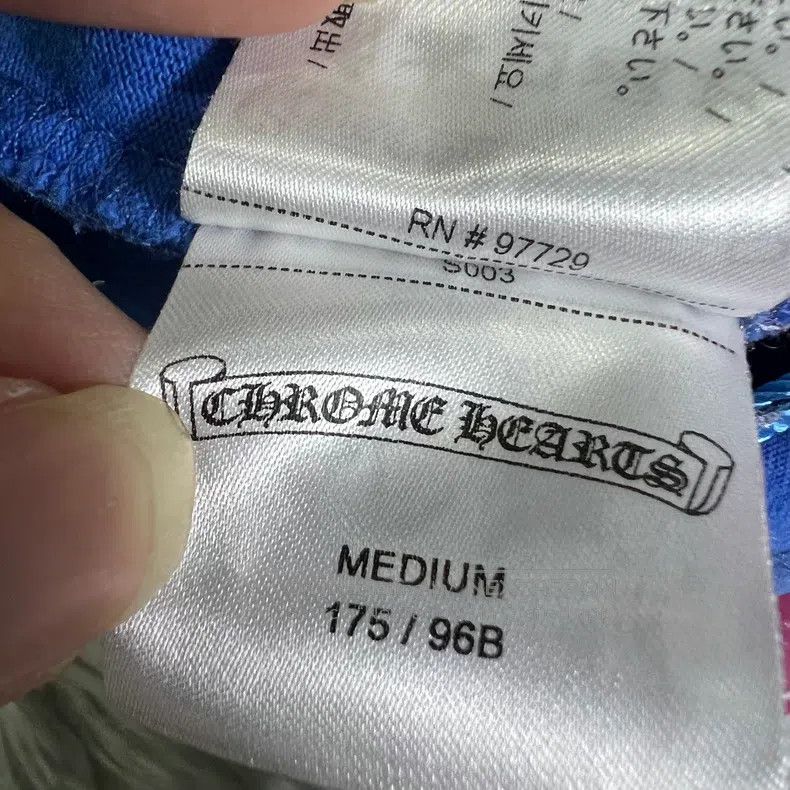 Chrome Hearts CHROME HEARTS Size M Scroll rune logo short sleeve t-shirt Size US M / EU 48-50 / 2 - 6 Thumbnail