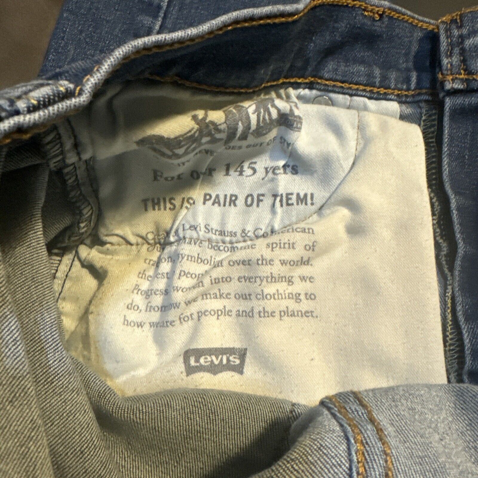 Levi's Levi's 513 Men's Jeans Size 33x30 Slim Fit Straight Leg Stre Size US 33 - 9 Thumbnail