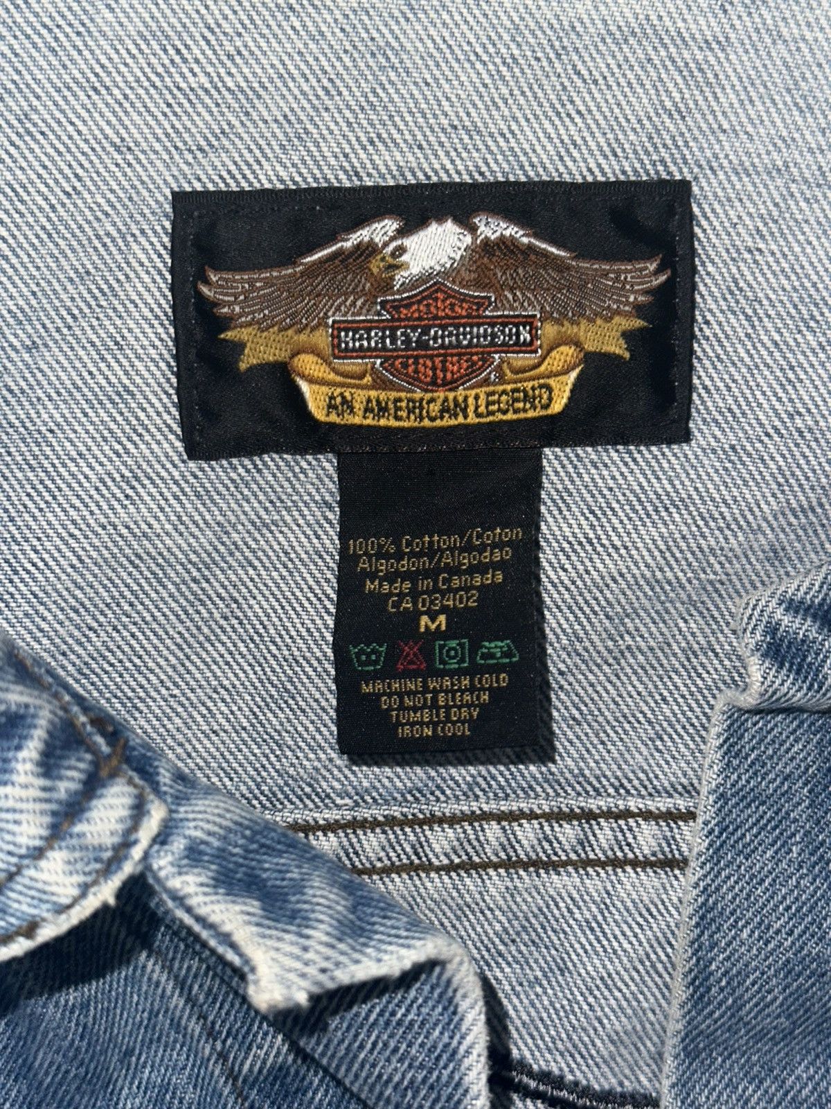Harley Davidson Harley Davidson Denim Jacket Size US M / EU 48-50 / 2 - 3 Thumbnail