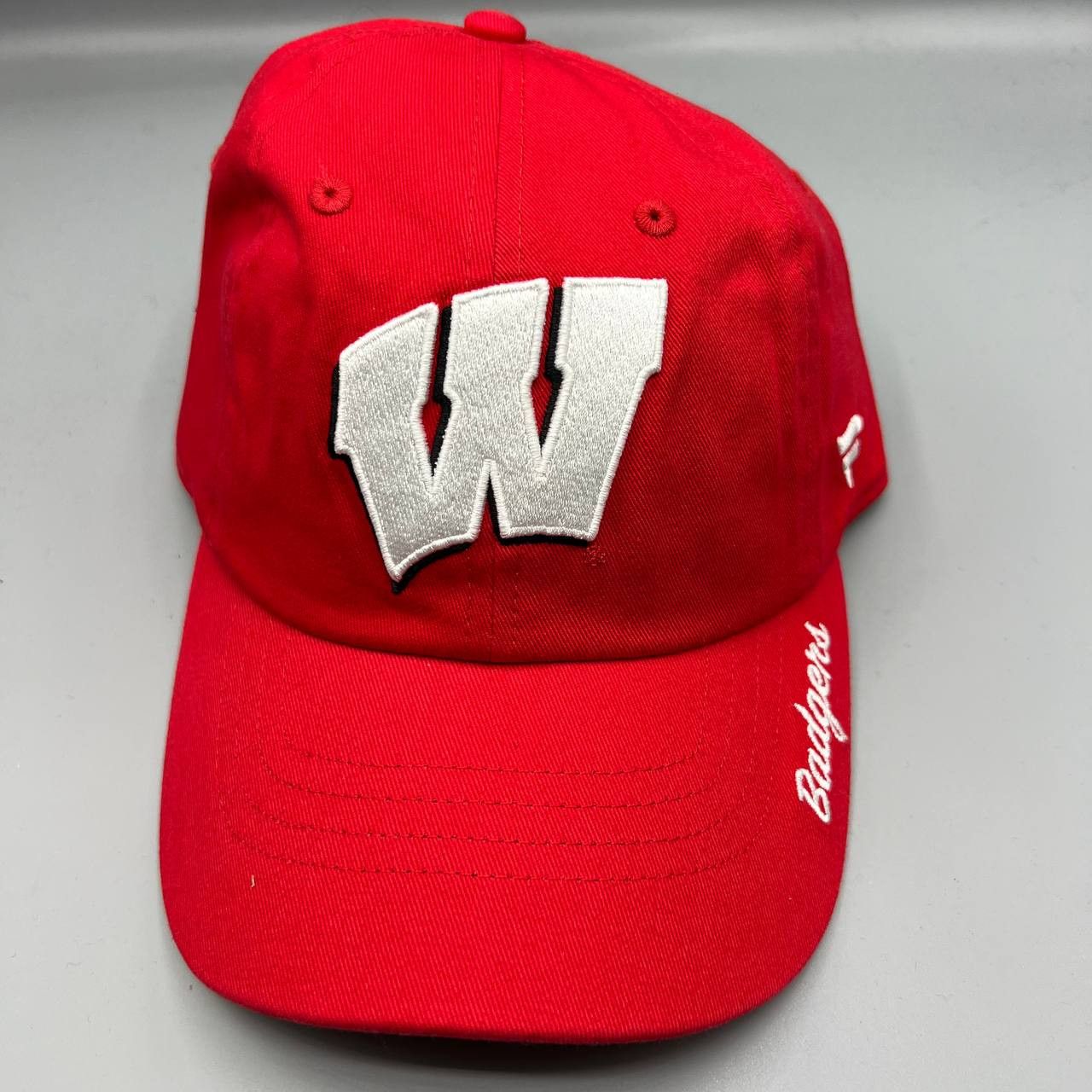 Ncaa Wisconsin Badgers Hat Fanatics Strap Back Cap Red New Men | Grailed