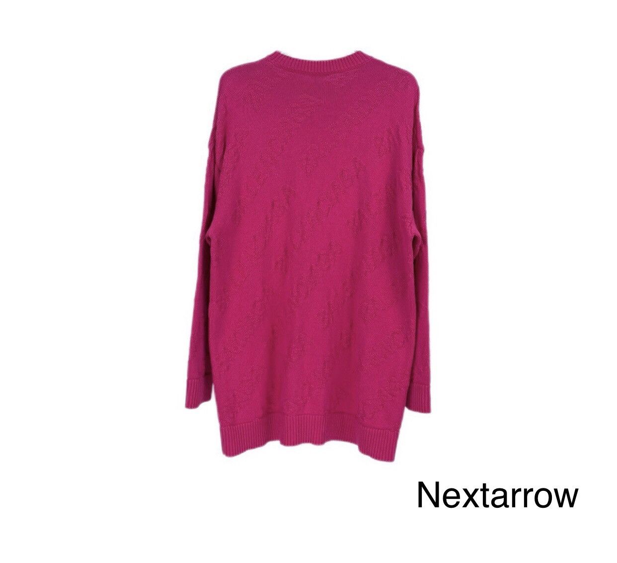 Balenciaga Balenciaga Pink 3D Knitted Jacquard Full Print BulletSweater Size US M / EU 48-50 / 2 - 2 Thumbnail