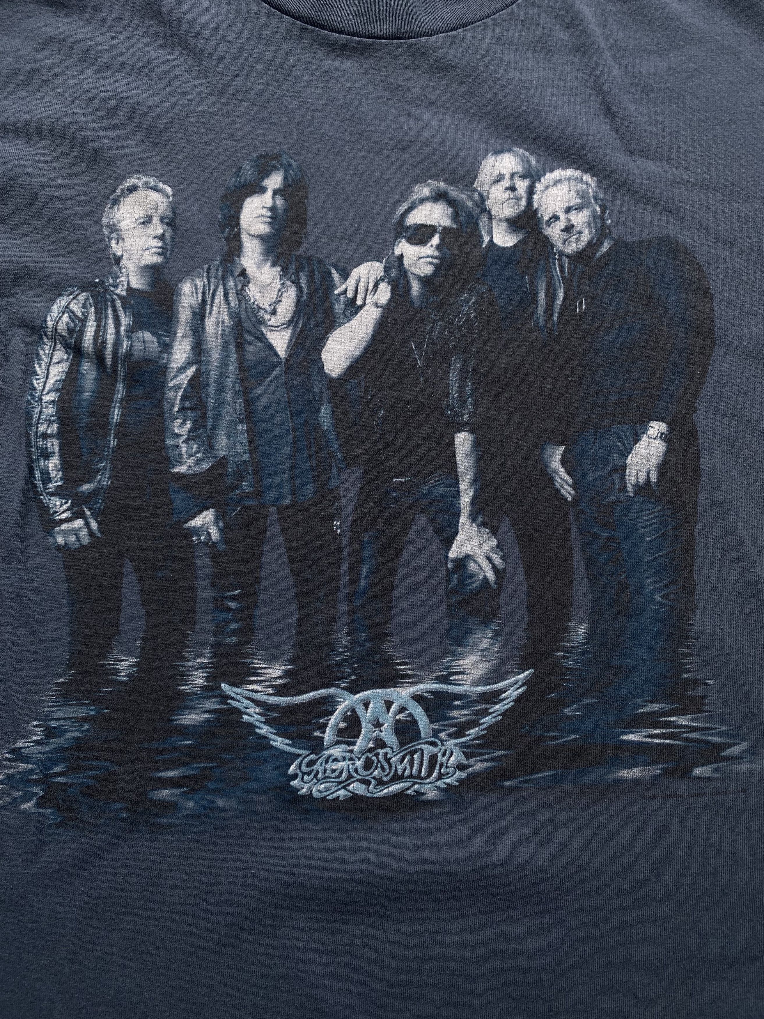 Aerosmith × Band Tees Vintage 00s Aerosmith Band Tee Size US L / EU 52-54 / 3 - 3 Thumbnail