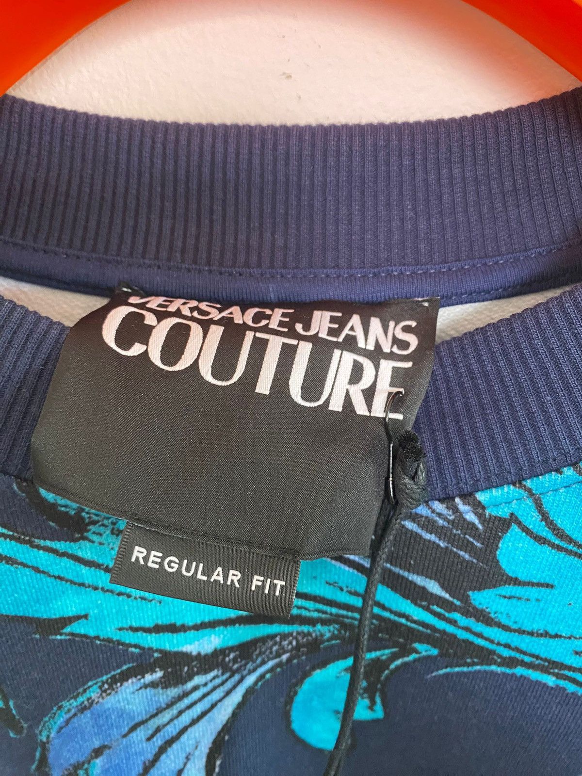 Versace Jeans Couture Versace Jeans Culture Sweatshirt Reg all Over XL blue, new Size US XL / EU 56 / 4 - 9 Thumbnail