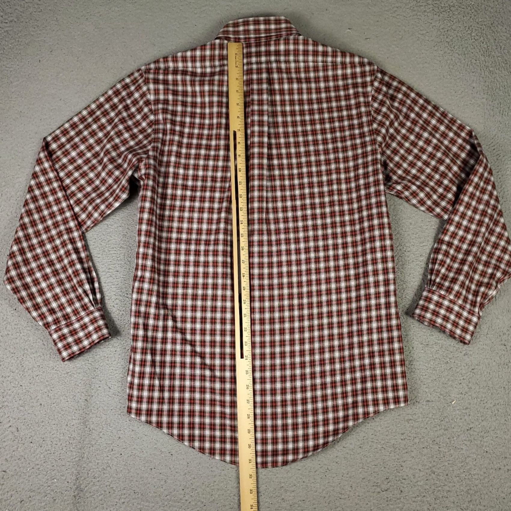 Brooks Brothers Brooks Brothers Shirt Mens Medium Red Plaid Slim Fit Button Up Long Sleeve Size US M / EU 48-50 / 2 - 4 Thumbnail
