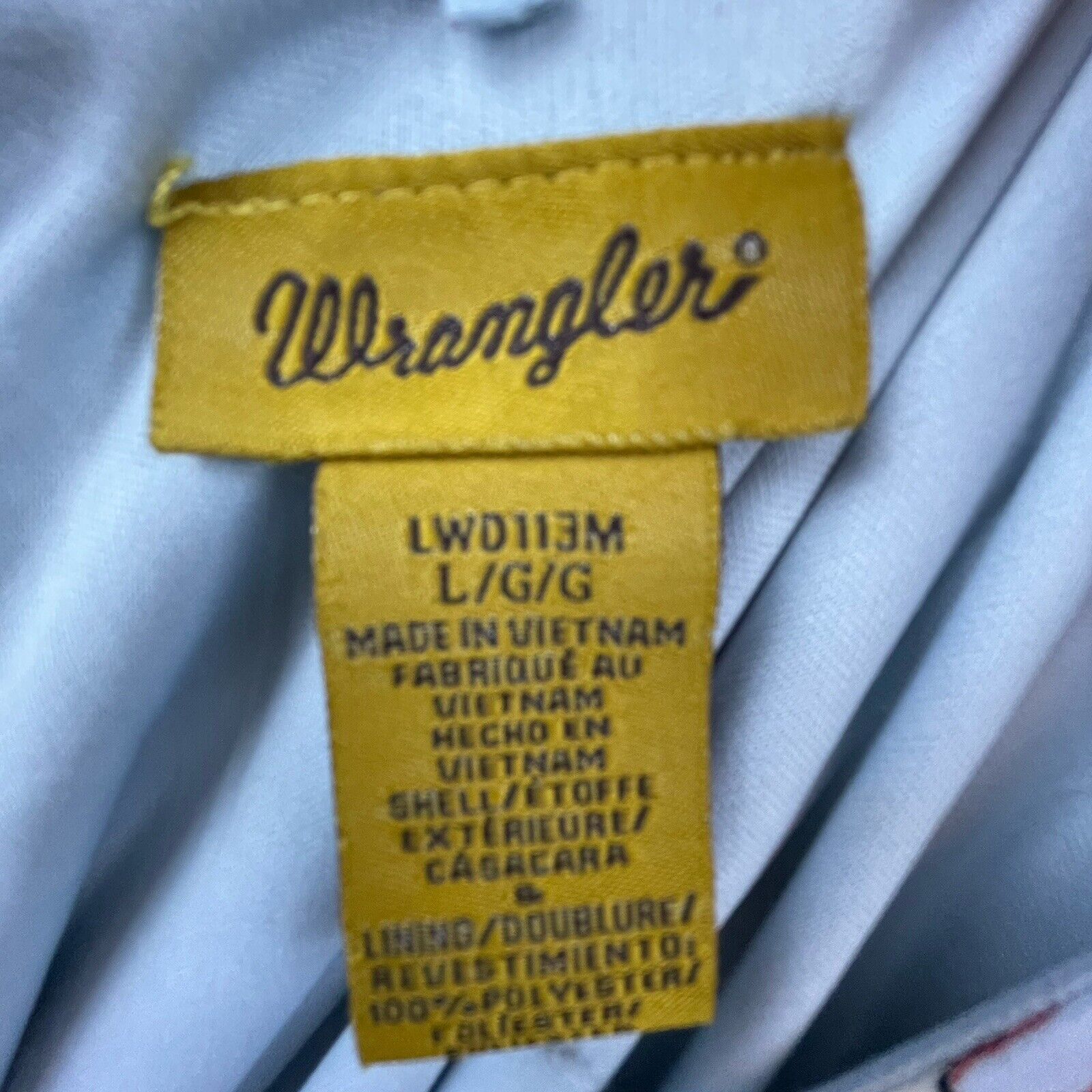 Wrangler Wrangler Dress Large Sheer Lined Bell Sleeve Country Retro Size L / US 10 / IT 46 - 6 Thumbnail