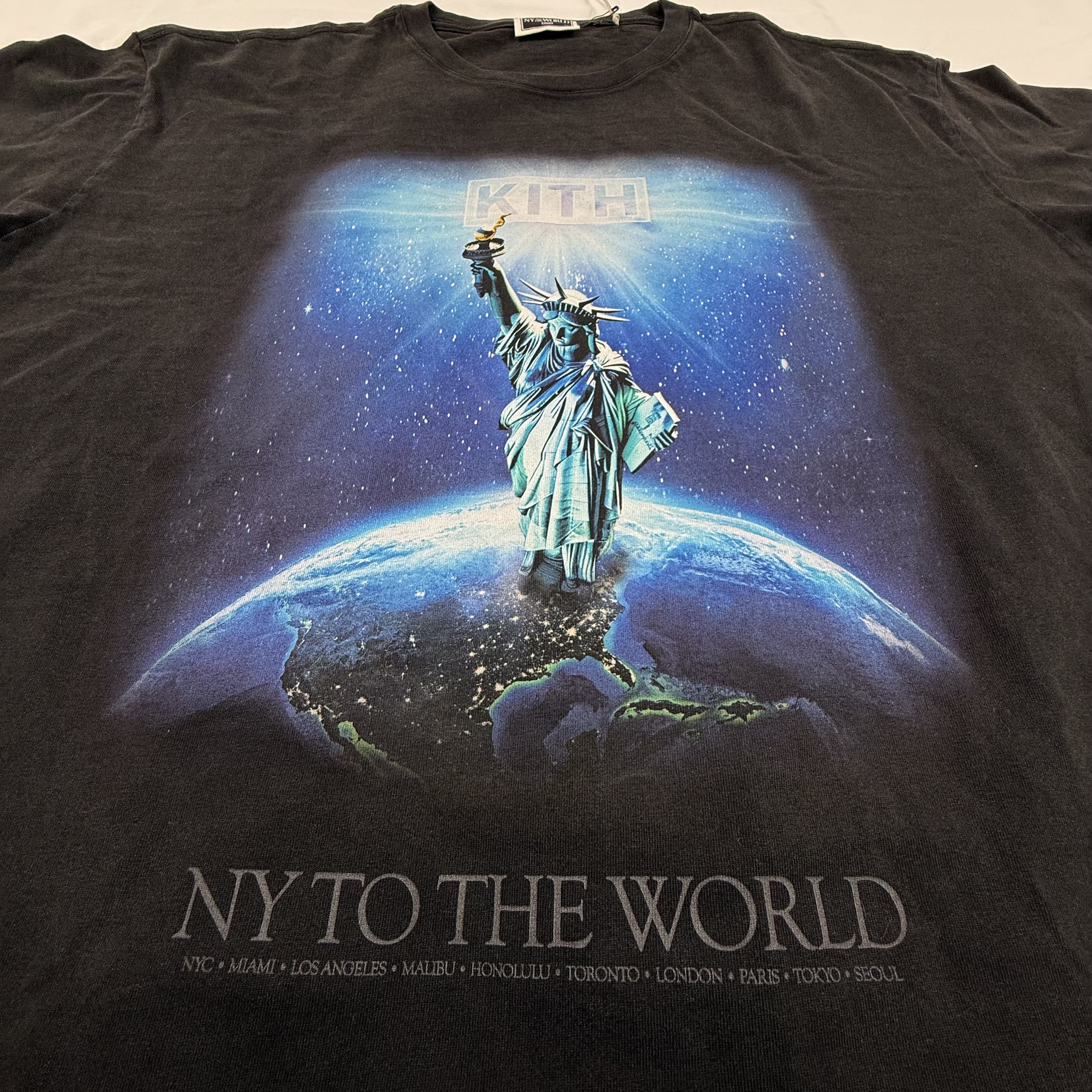 Kith Kith Worldwide Vintage Tee Black Statue of Liberty NY T XXL Size US XXL / EU 58 / 5 - 2 Thumbnail