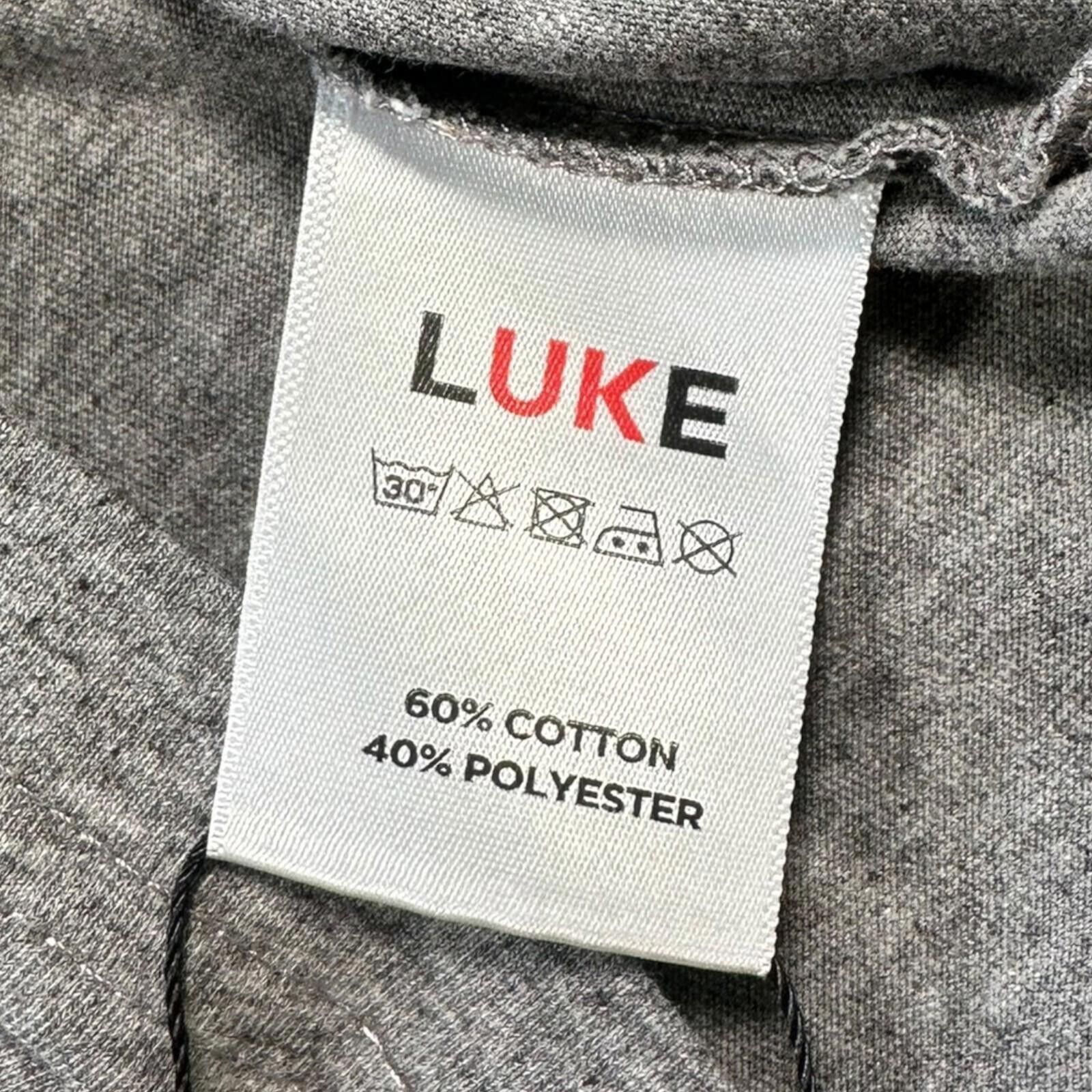 Other Luke Sport T-Shirt Men's UK Size S Grey Embroidered Logo Size US S / EU 44-46 / 1 - 10 Thumbnail