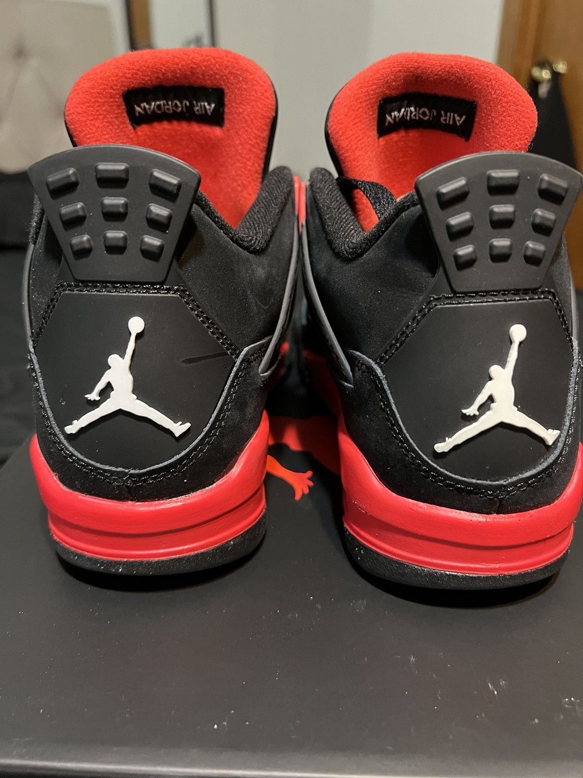 Jordan Brand × Nike Jordan 4 Red Thunder GS Size US 5.5 / EU 38 - 4 Thumbnail