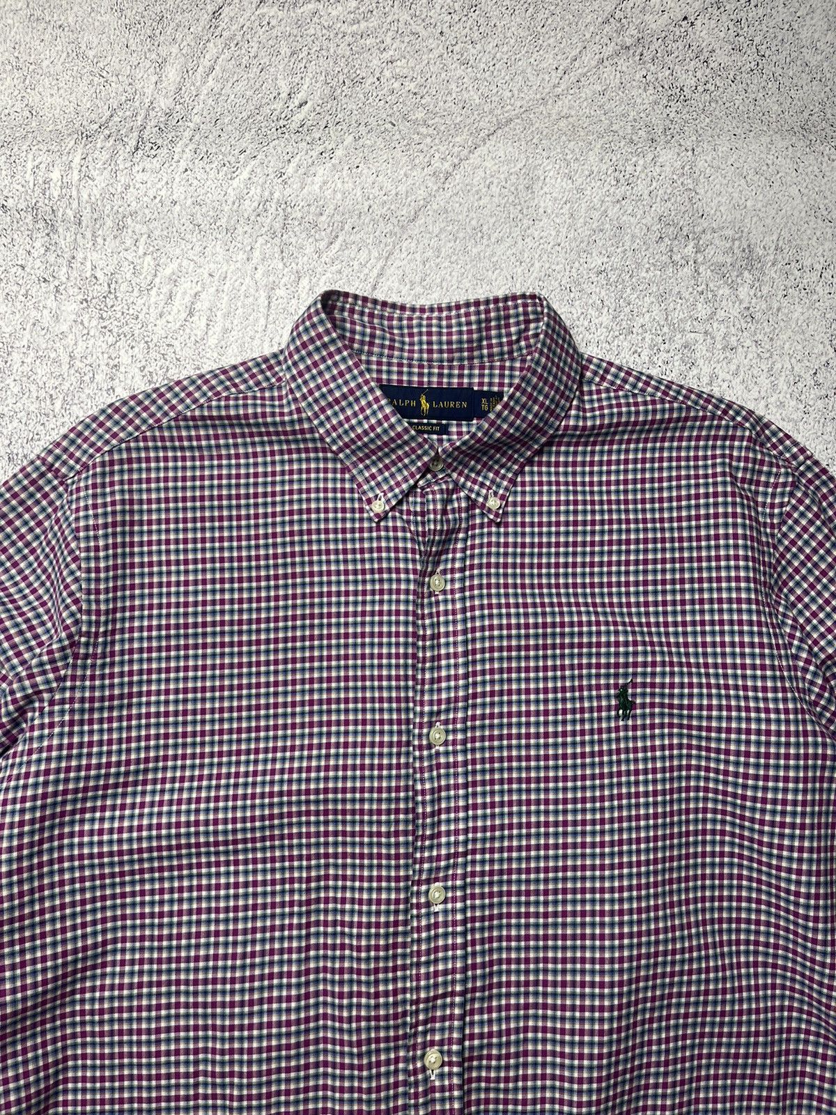 Flannel Men's Vintage RALPH LAUREN Rare Striped Flannel Plaid Shirt Size US XL / EU 56 / 4 - 5 Thumbnail