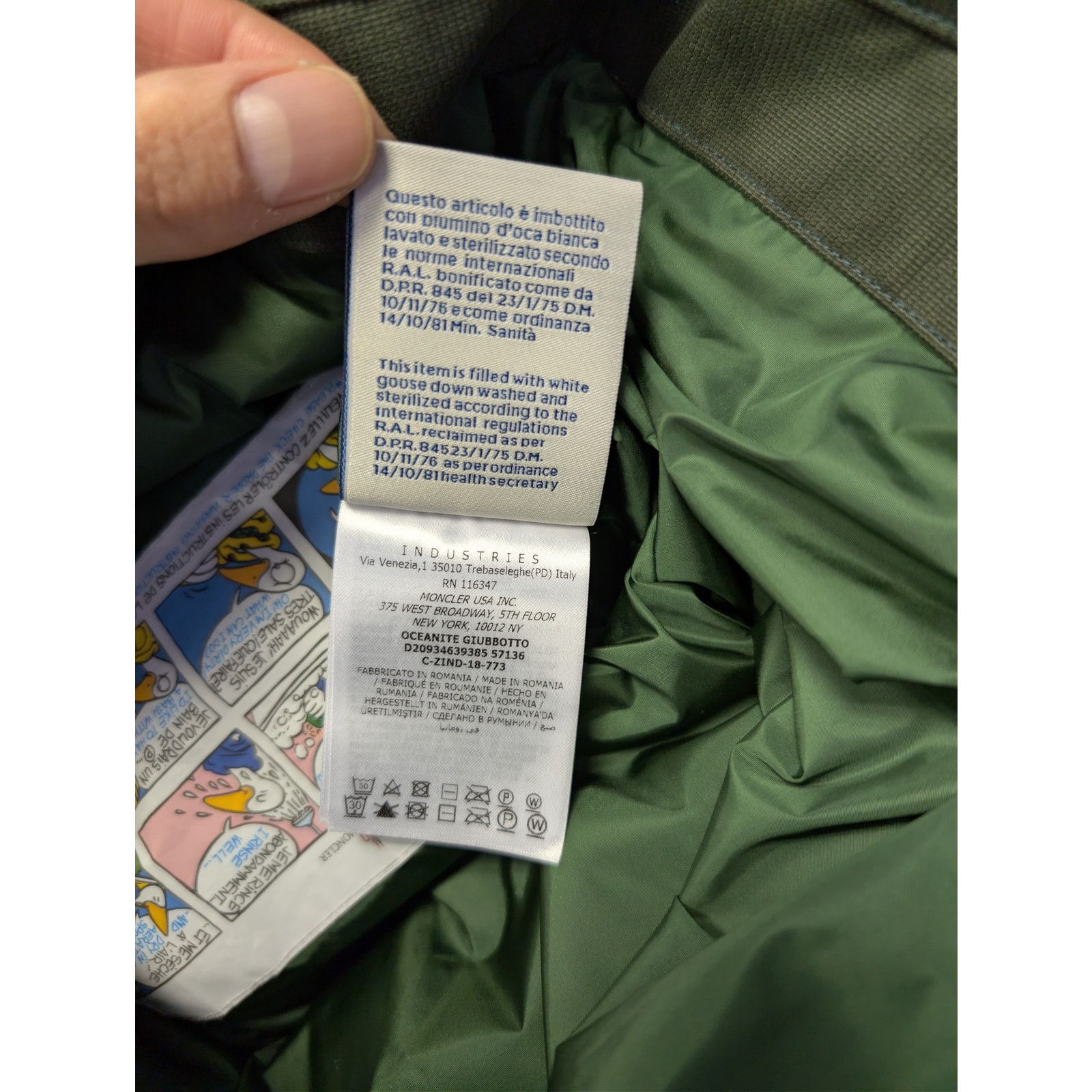 Moncler o1rshd1 Parkas in Hunter Green Size US M / EU 48-50 / 2 - 19 Thumbnail
