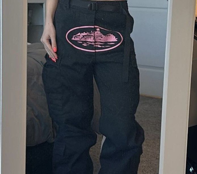 Corteiz Corteiz Guerillaz Cargo pant (black/pink) Size US 30 / EU 46 - 8 Thumbnail
