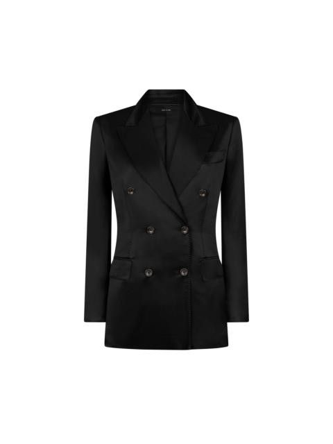 Tom Ford o1w1db10525 GI2971 Double-breasted Jacket in Black Size S / US 4 / IT 40 - 1 Preview