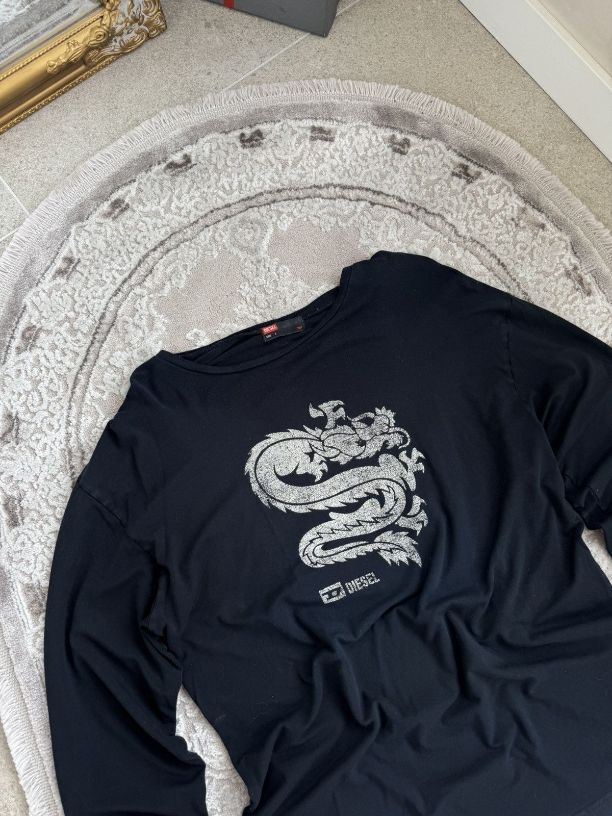 Diesel Vintage Diesel Japanese Dragon Longsleeve Size US L / EU 52-54 / 3 - 2 Thumbnail