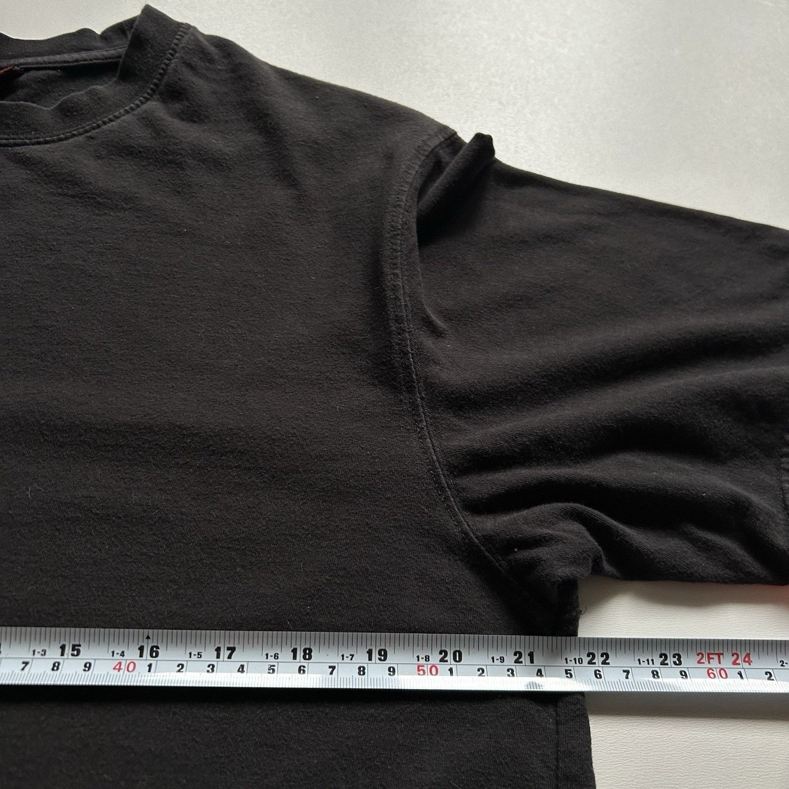Vintage Vintage Y2K Sun Faded Black Blank T Shirt Medium 100% Cotton Size US M / EU 48-50 / 2 - 4 Thumbnail