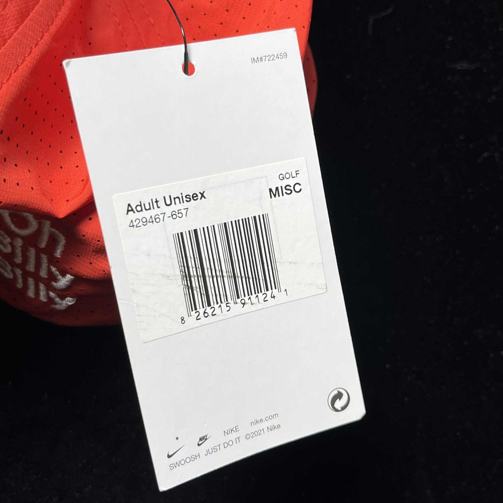 Nike Red Nike Golf Hat Size ONE SIZE - 5 Thumbnail