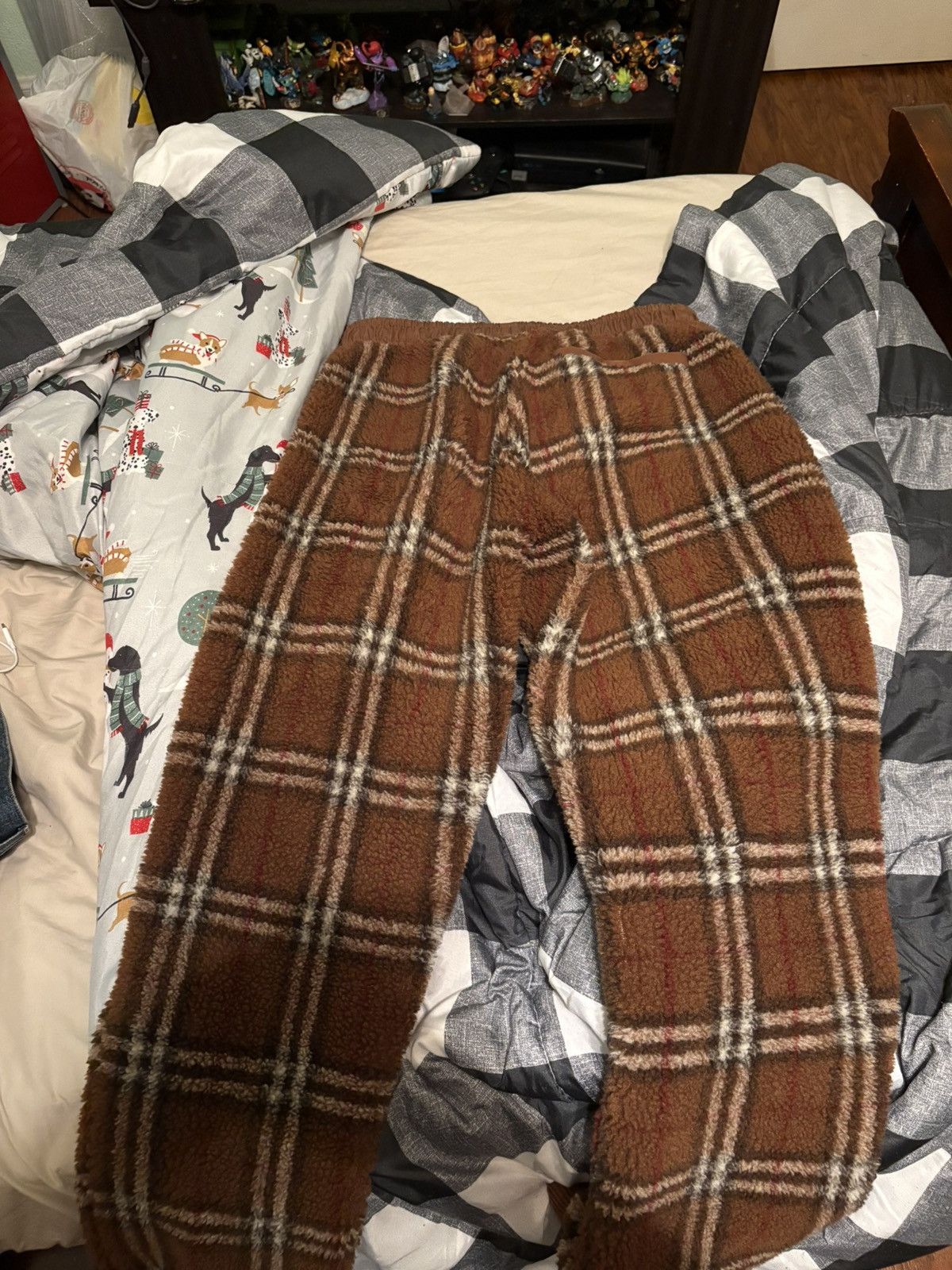 Burberry Burberry Plaid Fleece Sweatpants Size US 32 / EU 48 - 3 Thumbnail