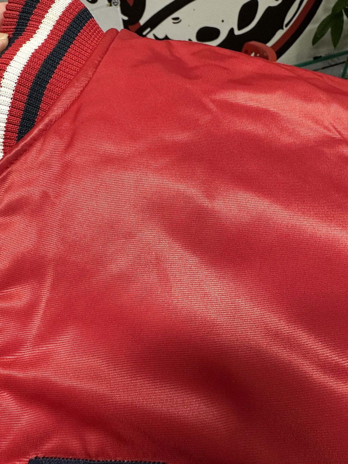Fubu × Vintage Vintage 90s Y2K Quilted FUBU Spell Out Satin Jacket Size XL Size US XL / EU 56 / 4 - 14 Thumbnail