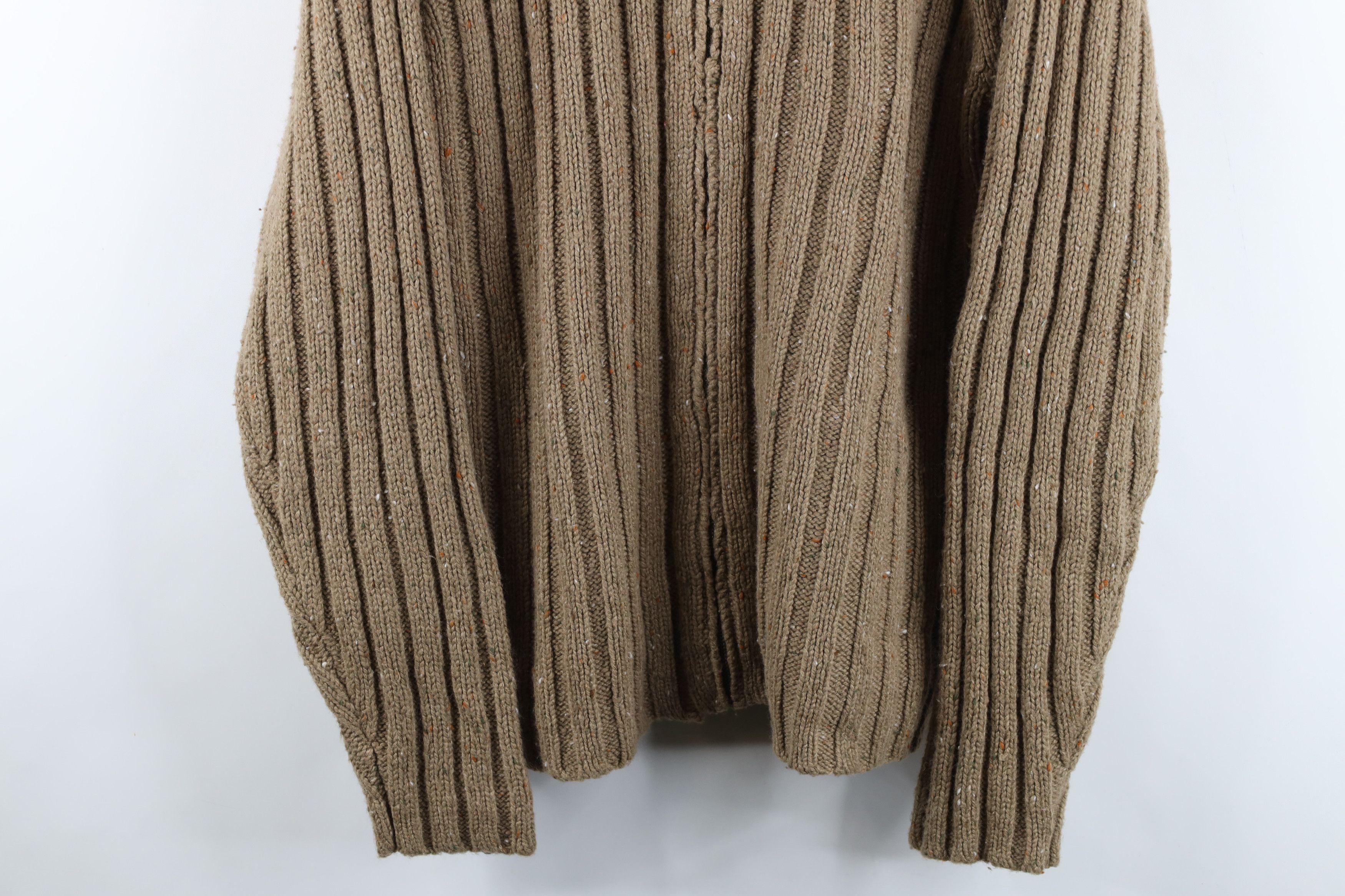 Vintage Vintage 90s Streetwear Fleck Wool Blend Ribbed Knit Sweater Size US XL / EU 56 / 4 - 3 Thumbnail