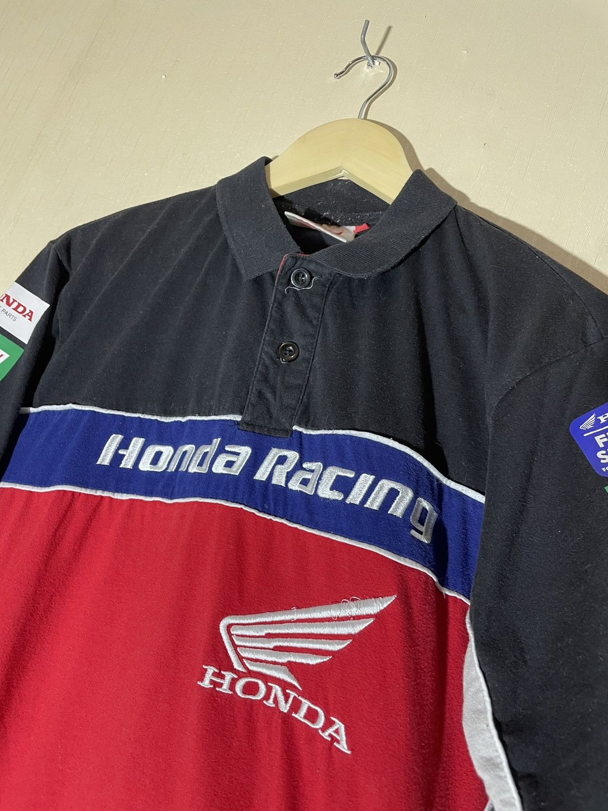 Honda Honda racing polo shirt vintage Size US M / EU 48-50 / 2 - 8 Thumbnail