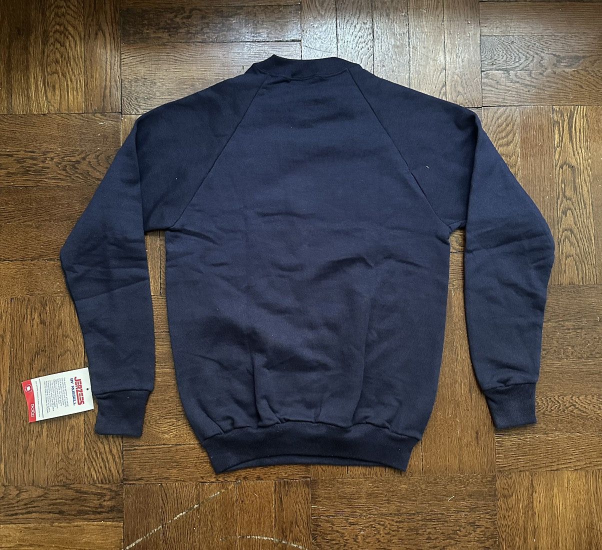 Russell Athletic Vintage Jerzees Raglan Sweatshirt with Le Super Cool Print Size M / US 6-8 / IT 42-44 - 5 Thumbnail