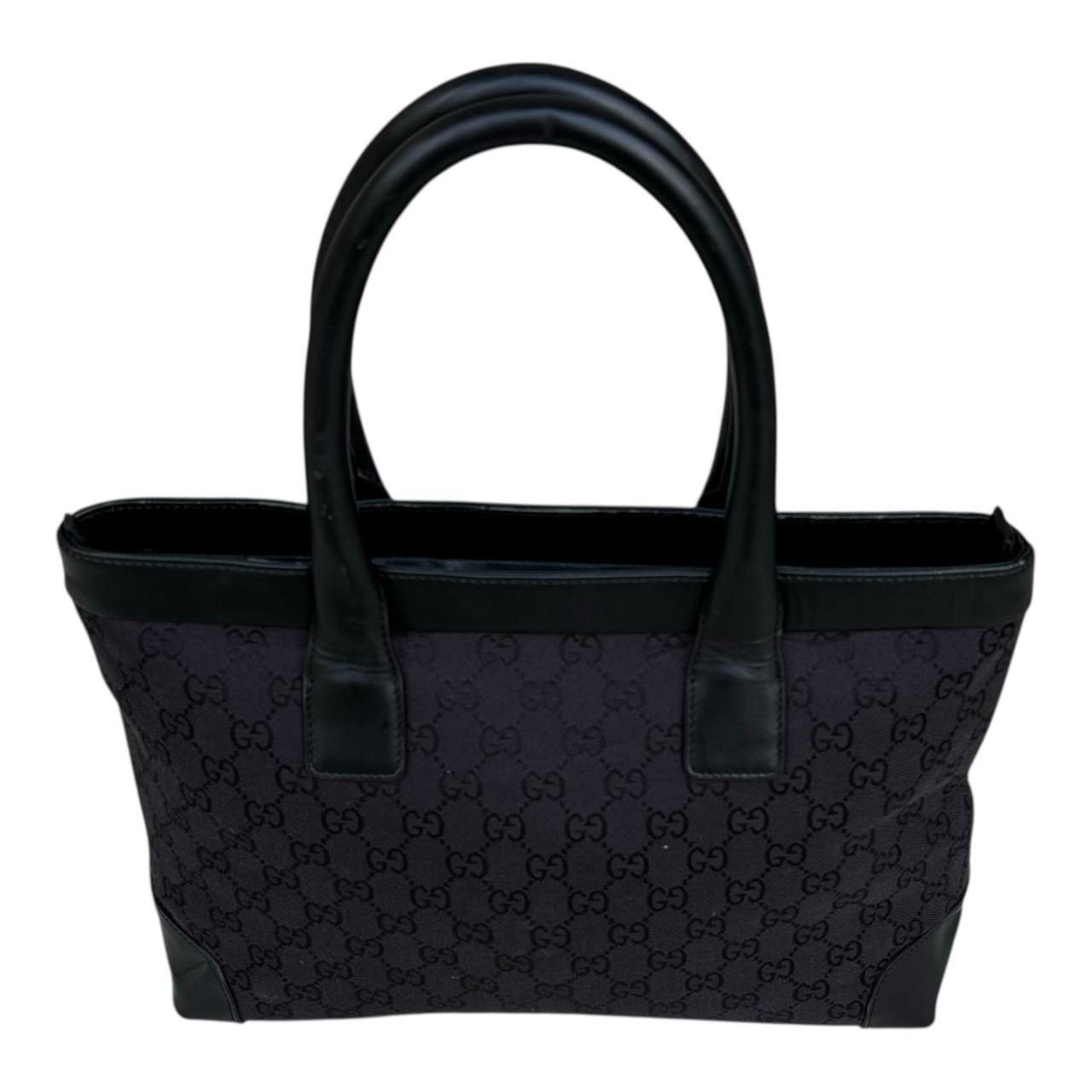 Gucci Vintage Gucci GG Monogram Canvas Tote Bag 002-1119 Italy Size ONE SIZE - 2 Thumbnail
