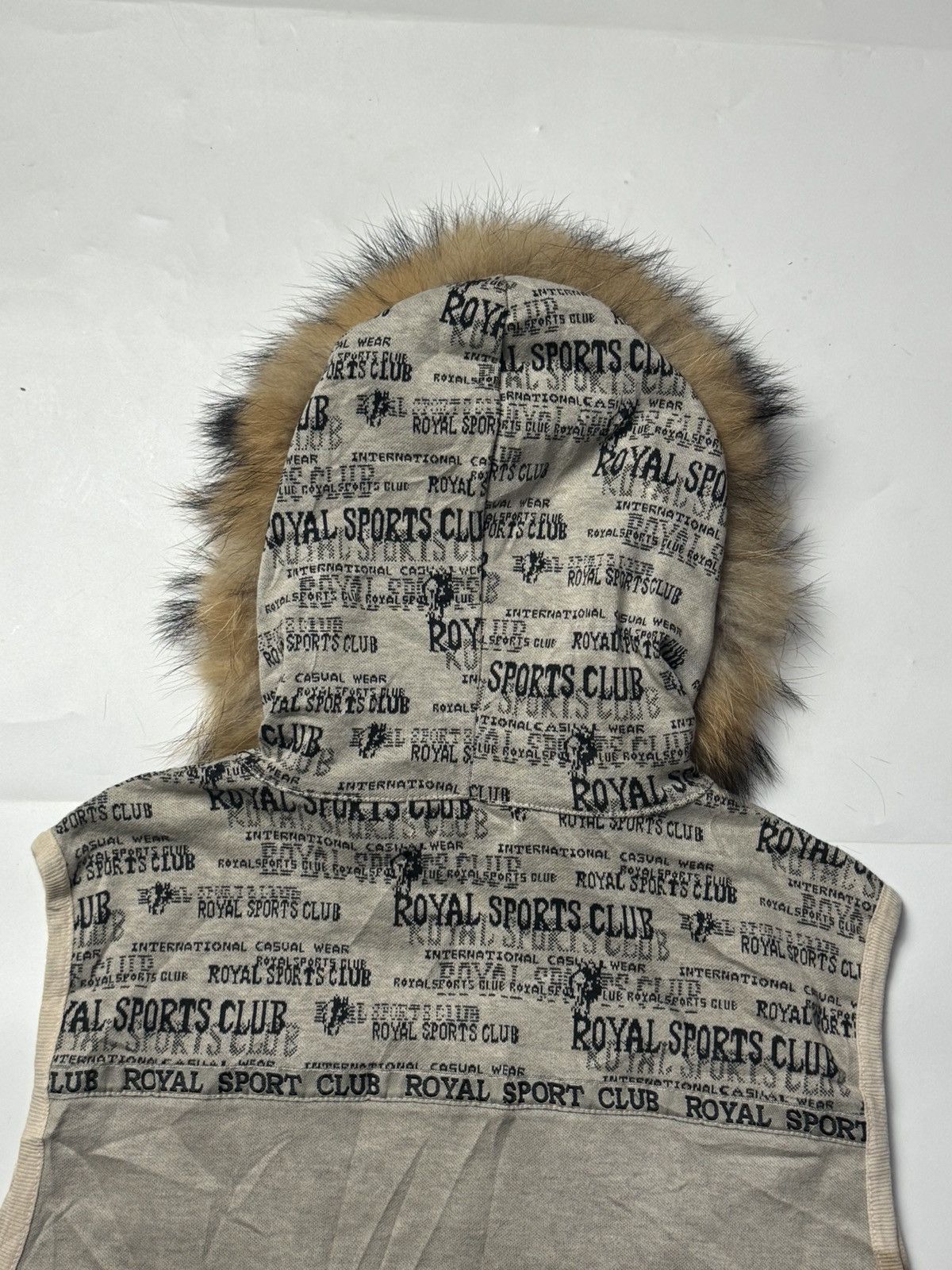If Six Was Nine × Japanese Brand × Le Grande Bleu (L.G.B.) Japanese Vest Fur Hoodie Size US M / EU 48-50 / 2 - 6 Thumbnail