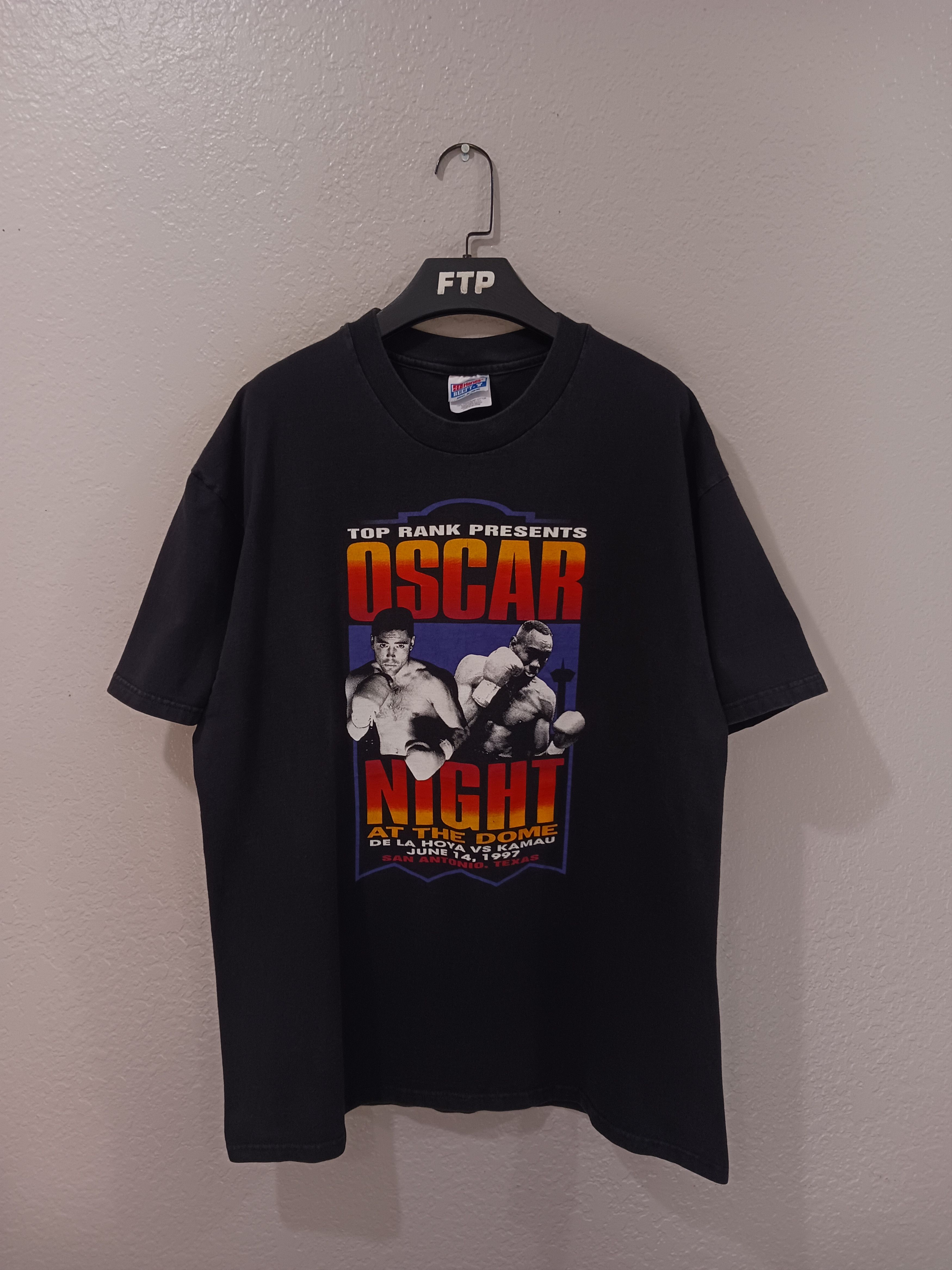 Vintage Vintage 90s Trinidad Vs De La Hoya T-Shirt Boxing | Grailed