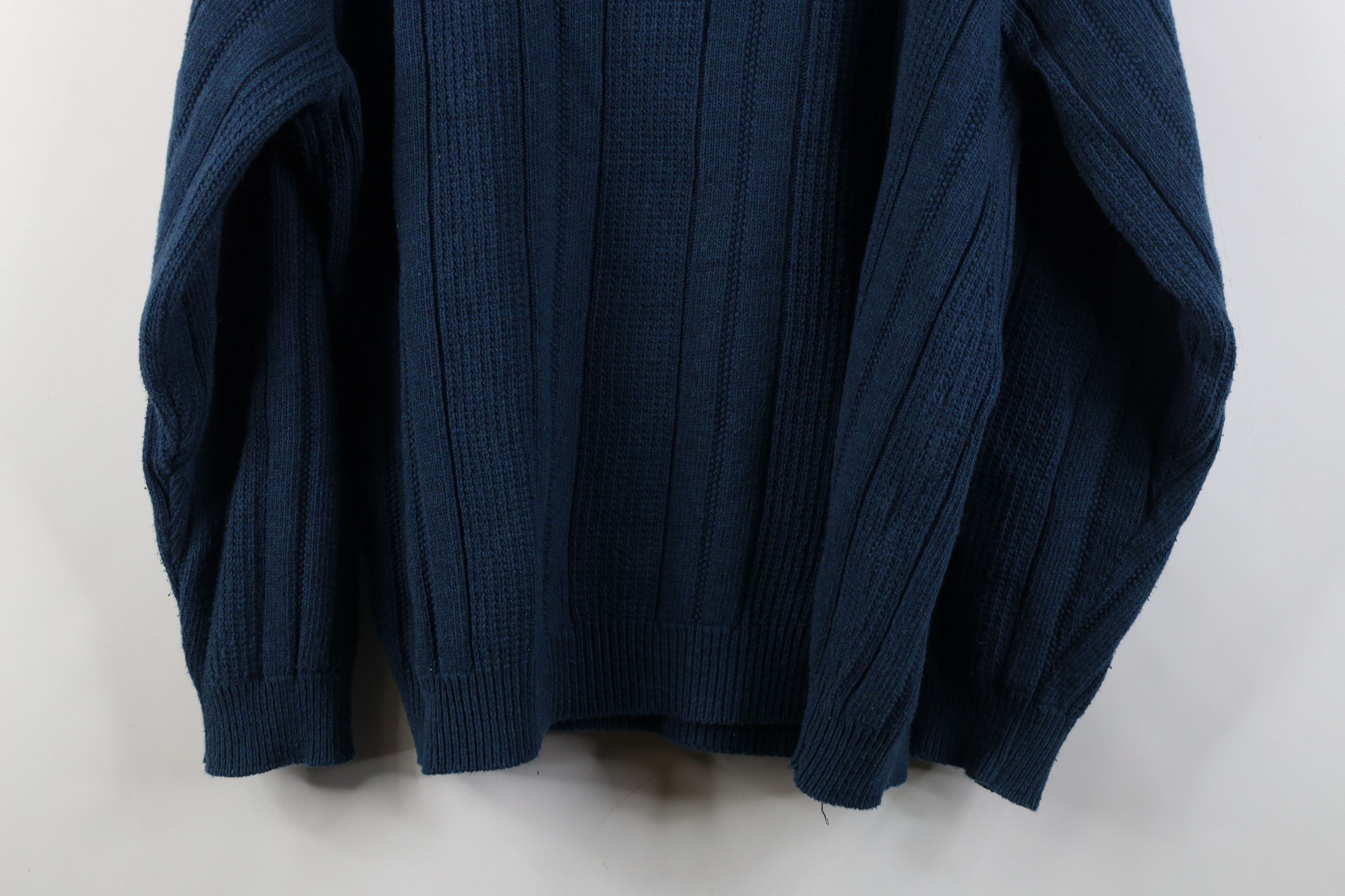 Vintage Vintage 90s Streetwear Fleck Ribbed Knit Crewneck Sweater Size US XL / EU 56 / 4 - 11 Thumbnail