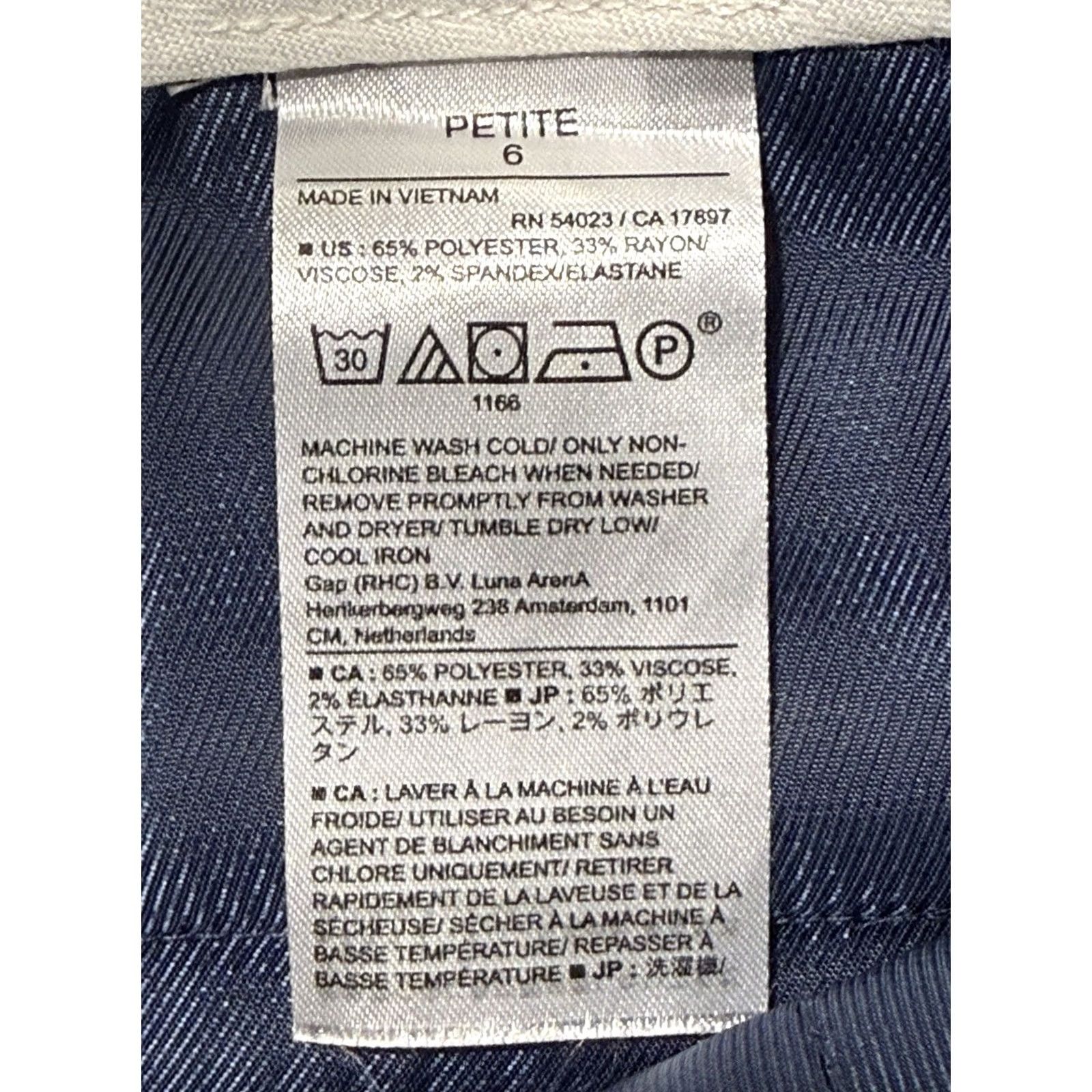 Banana Republic Banana Republic Gray Plaid Suit Jacket Pants Set 6P Petite Women 31 in Waist 28 in Inseam 2 Piece Size 28" / US 6 / IT 42 - 7 Thumbnail