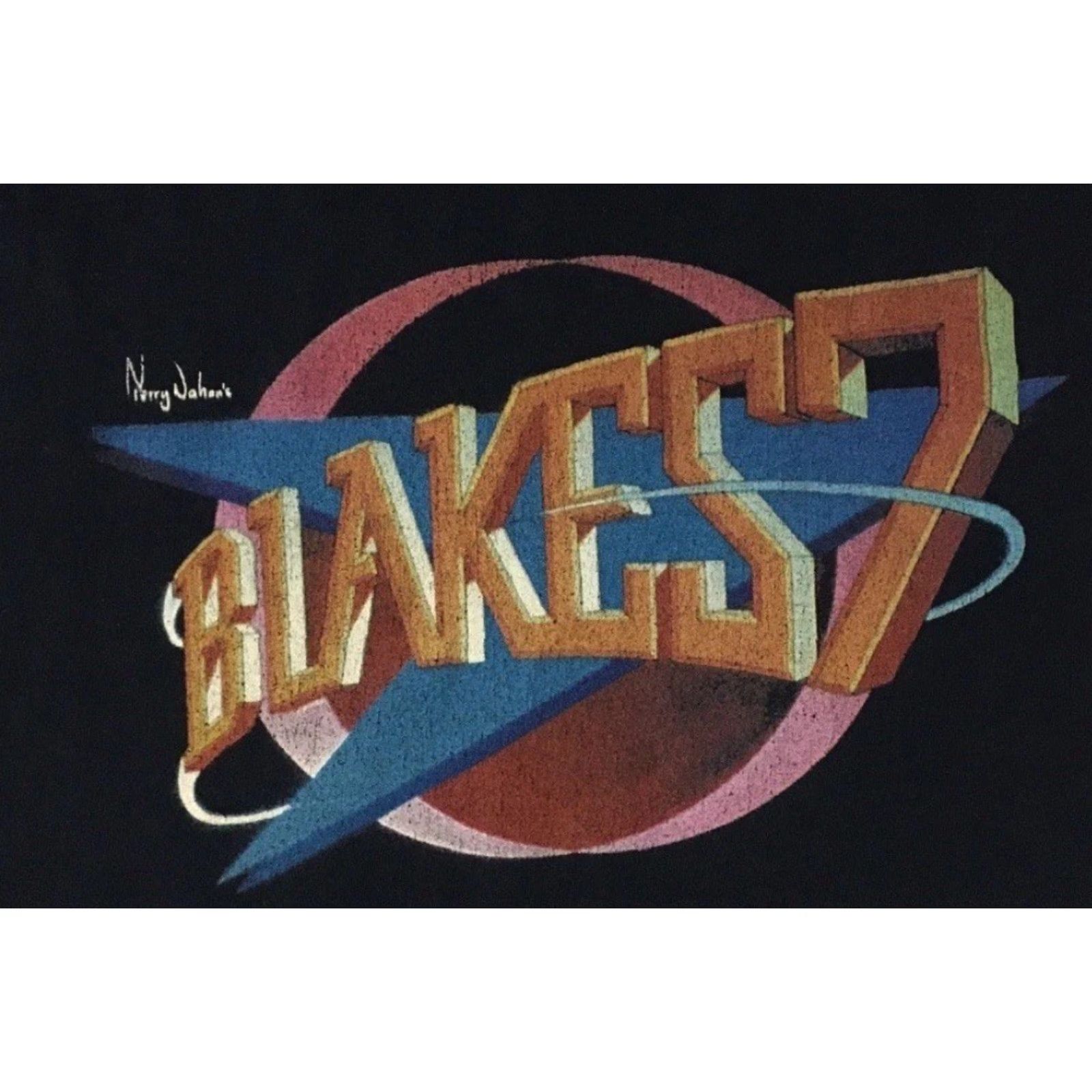 Vintage VINTAGE Blakes 7 Shirt XL Blue Graphic Tee TV Movie 80s 90s Space Alien Sci Fi The Hundreds Spaceship Men Shirt Size US XL / EU 56 / 4 - 2 Thumbnail