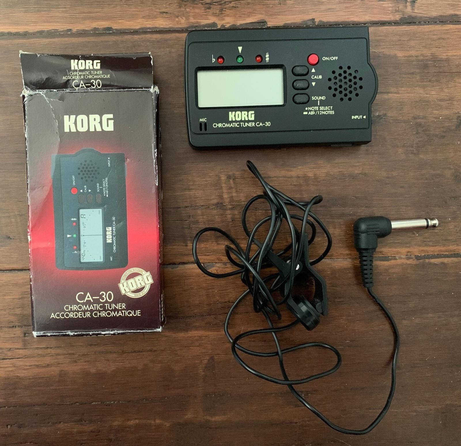 Michael Kors KORG CA-30 Chromatic Tuner & KORG CM100L Clip-On Microphone Size ONE SIZE - 6 Thumbnail