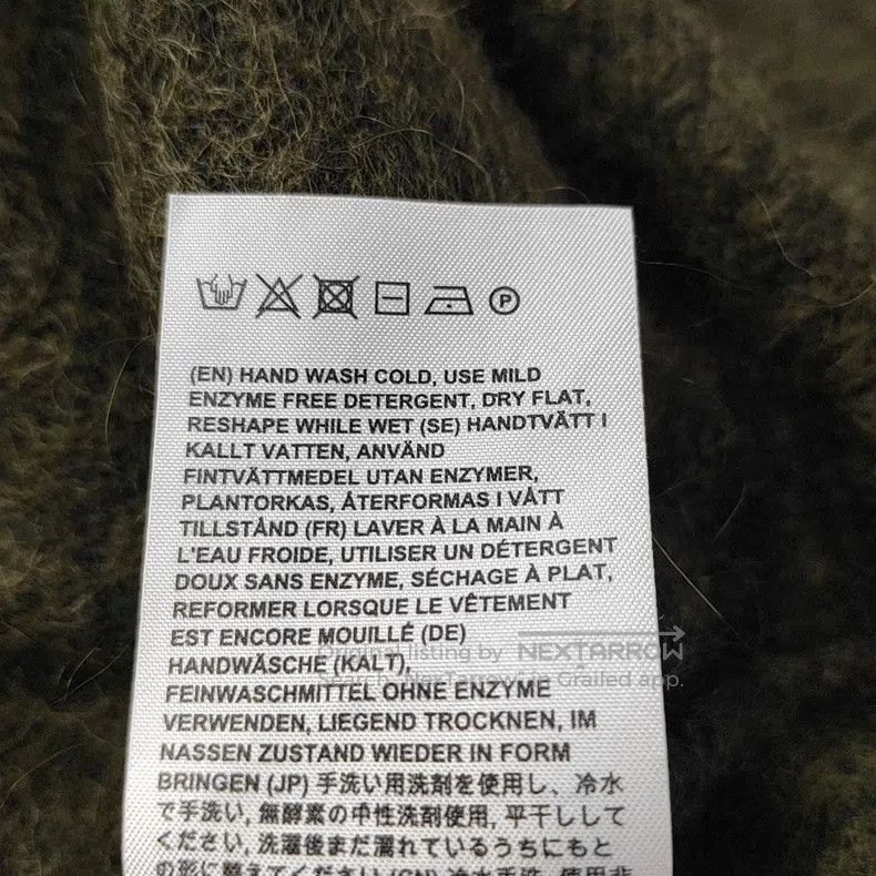 Acne Studios Acne Studios Women's Green Loose Knit Sweater Size XS / US 0-2 / IT 36-38 - 4 Thumbnail
