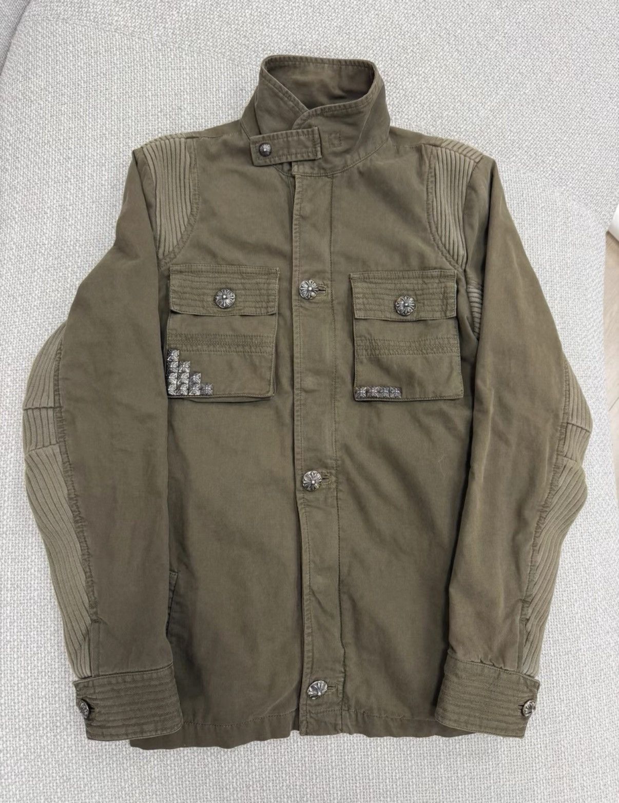 Chrome Hearts Brand New Size S Chrome Hearts Army Green M65 Jacket Size US S / EU 44-46 / 1 - 1 Thumbnail