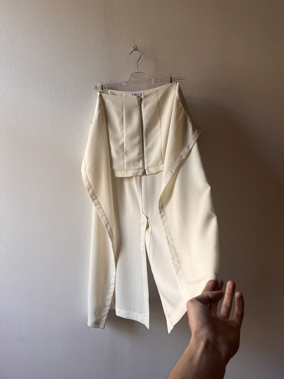 Alexander Wang Alexander Wang White Double Maxi Mini Skirt Size 26" / US 2 / IT 38 - 1 Thumbnail