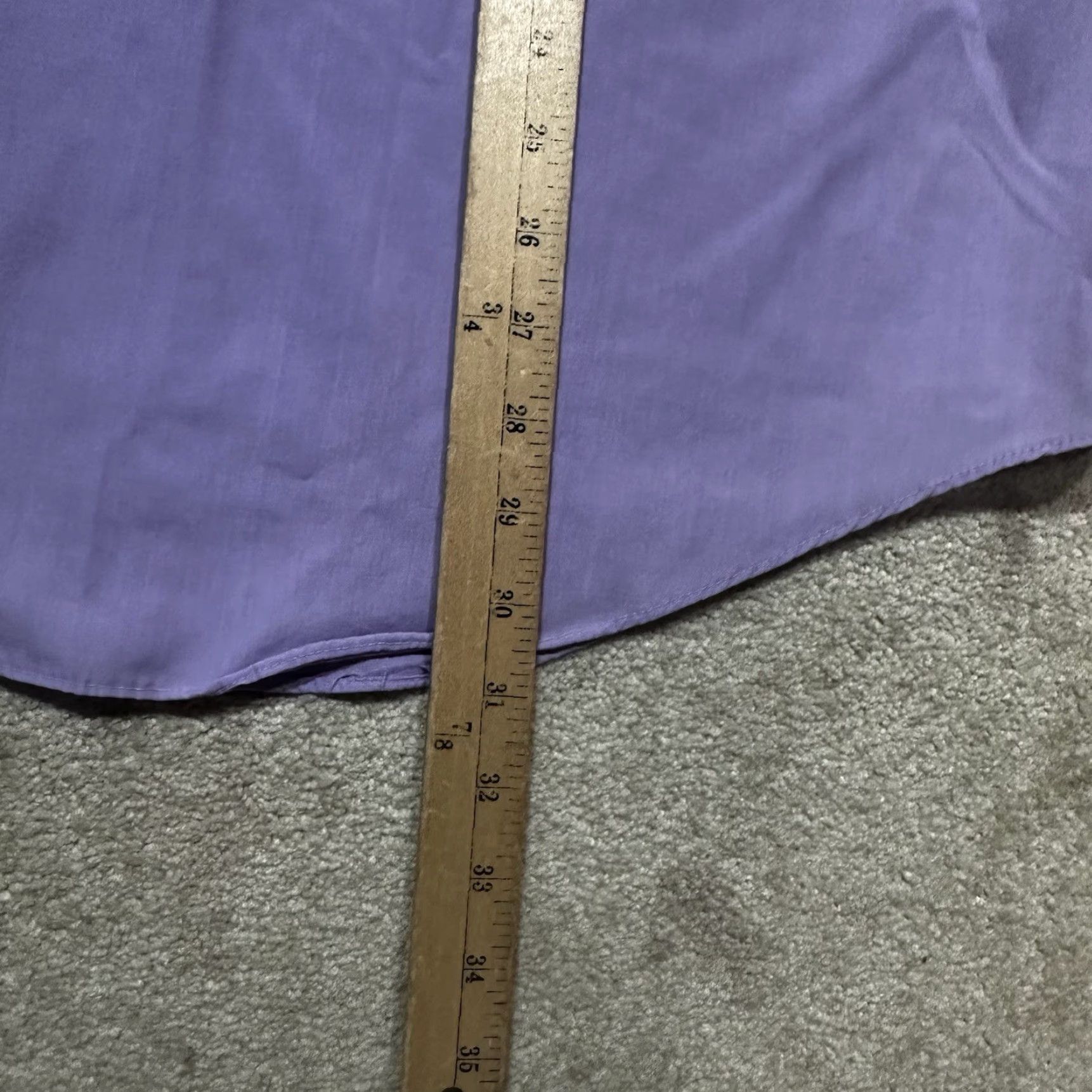 Sears VTG Sears Mens Button Shirt Store Medium Purple Made In Japan Size US M / EU 48-50 / 2 - 7 Thumbnail