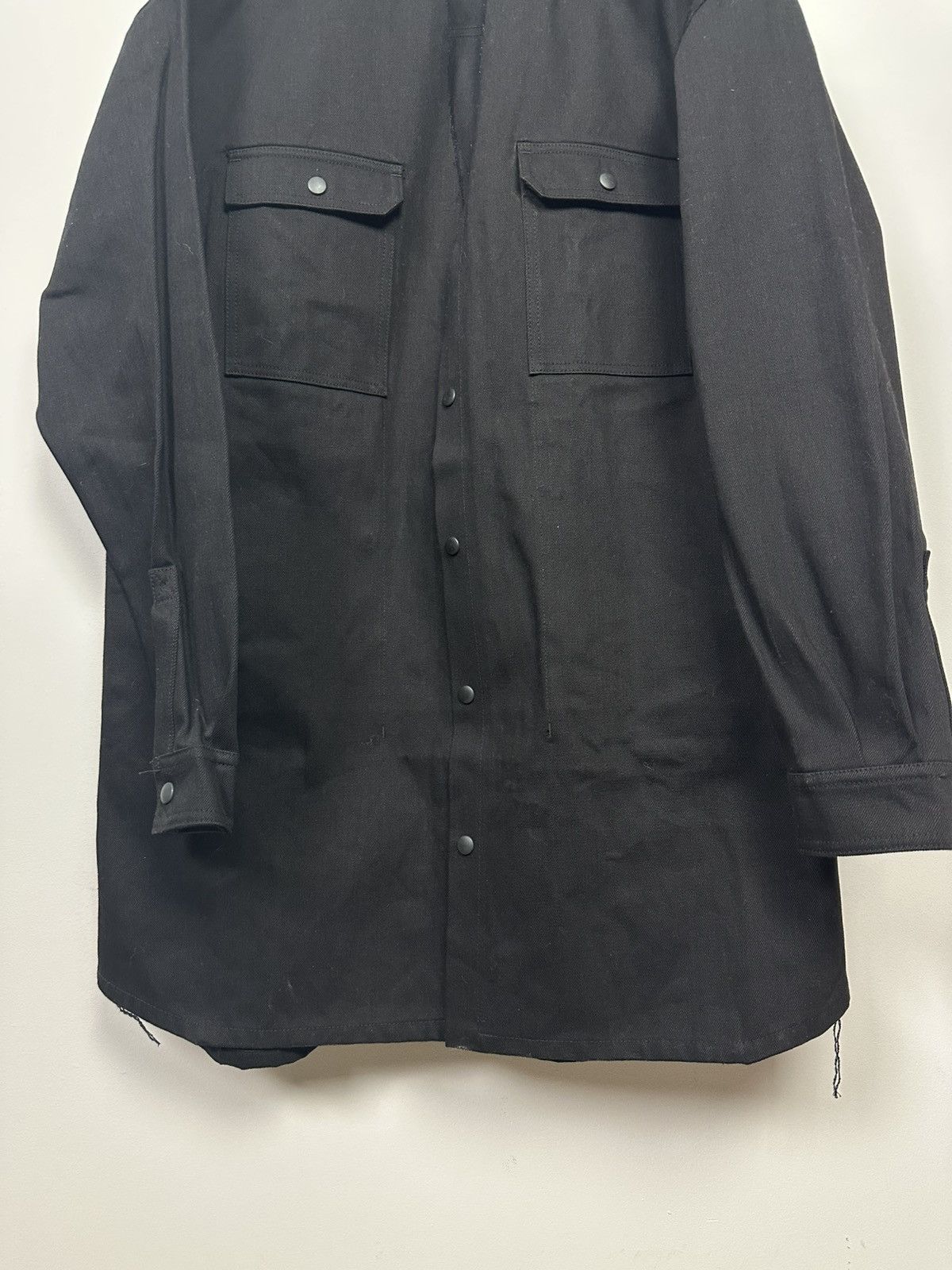 Rick Owens Made in Japan Jumbo Cutout Outershirt Size US L / EU 52-54 / 3 - 3 Thumbnail