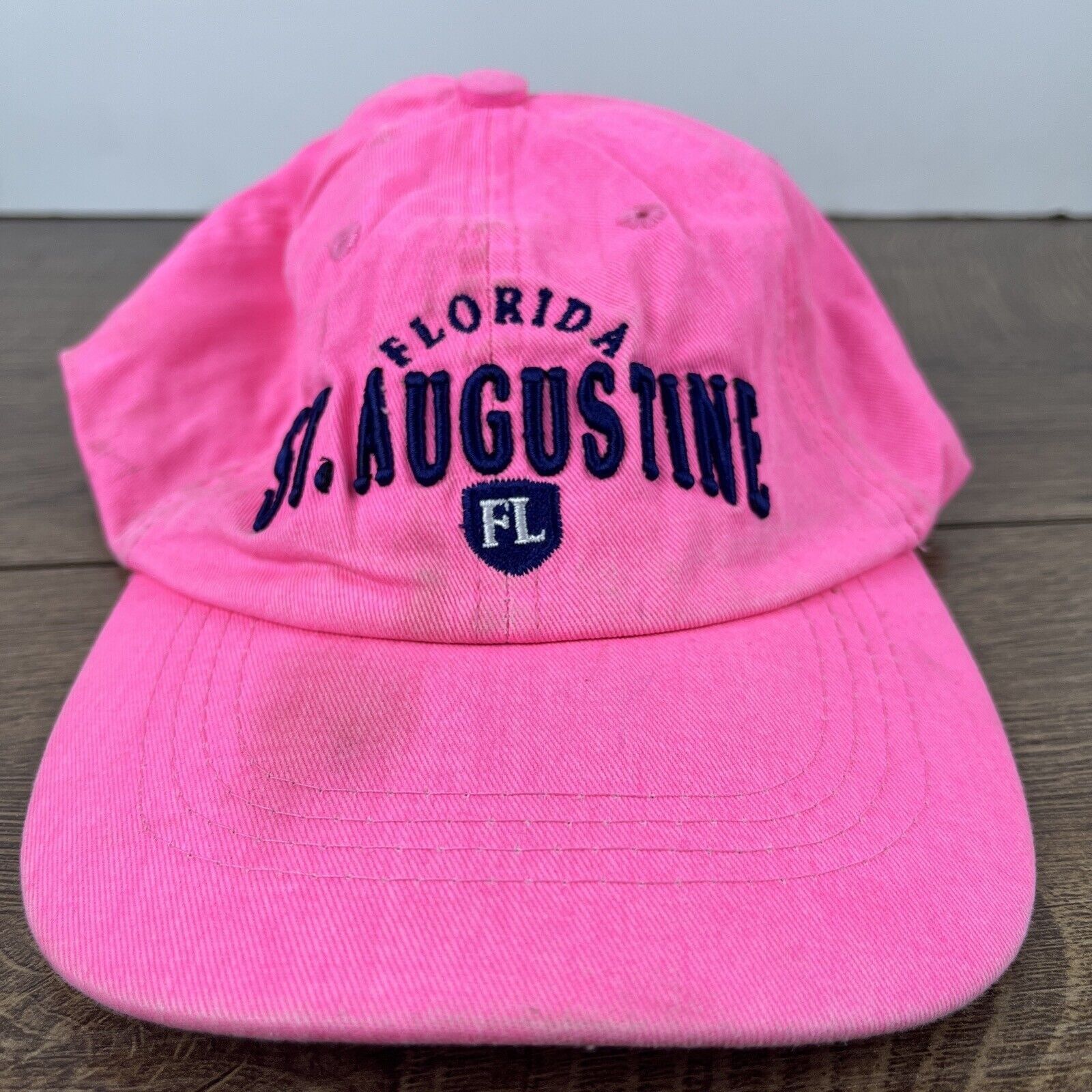 Other St. Augustine Florida Hat Pink Hat Adjustable Adult Size Hat Size ONE SIZE - 4 Thumbnail