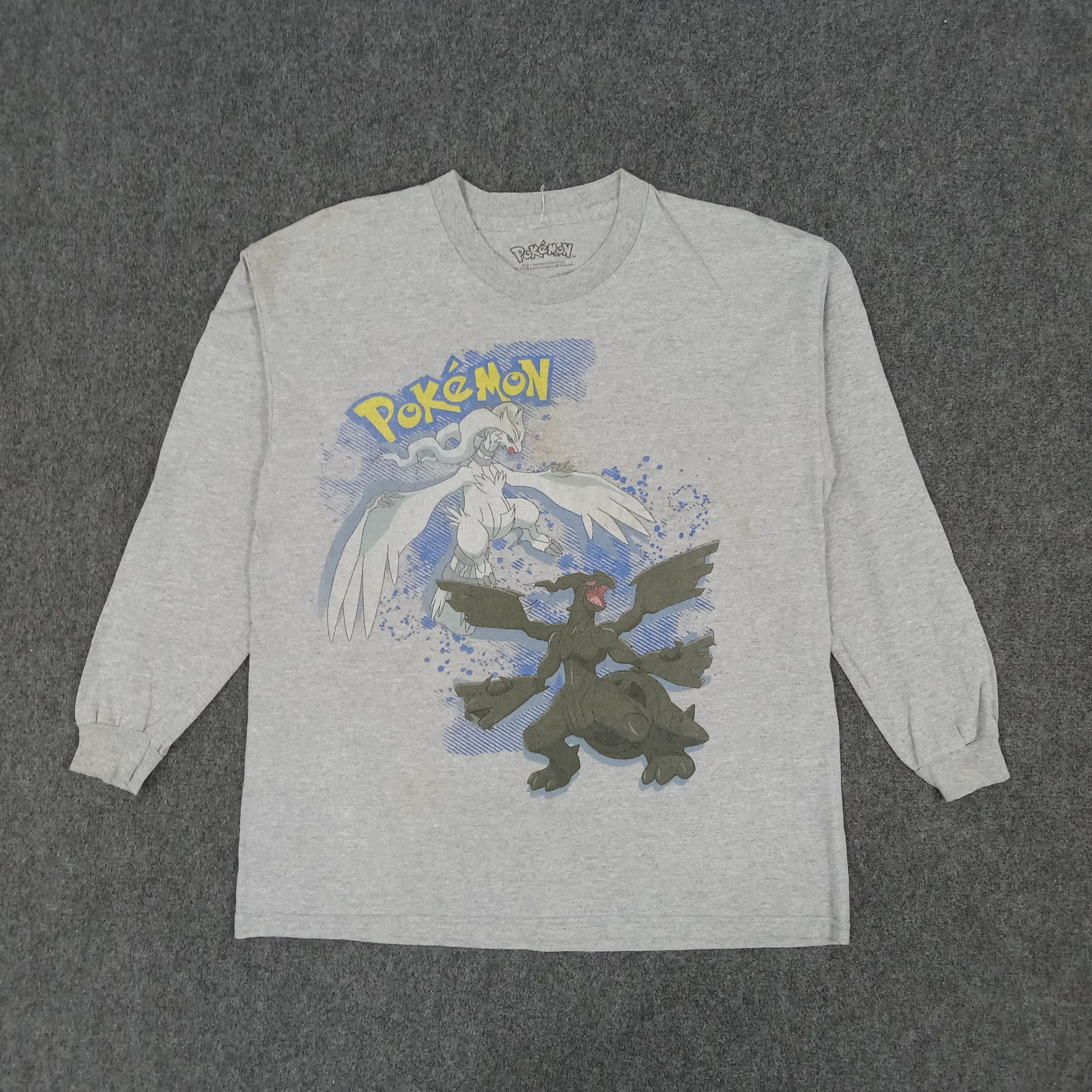 Nintendo × Pokemon × Vintage Pokemon Cartoon Character Long Sleeve Tshirt Size US M / EU 48-50 / 2 - 1 Thumbnail