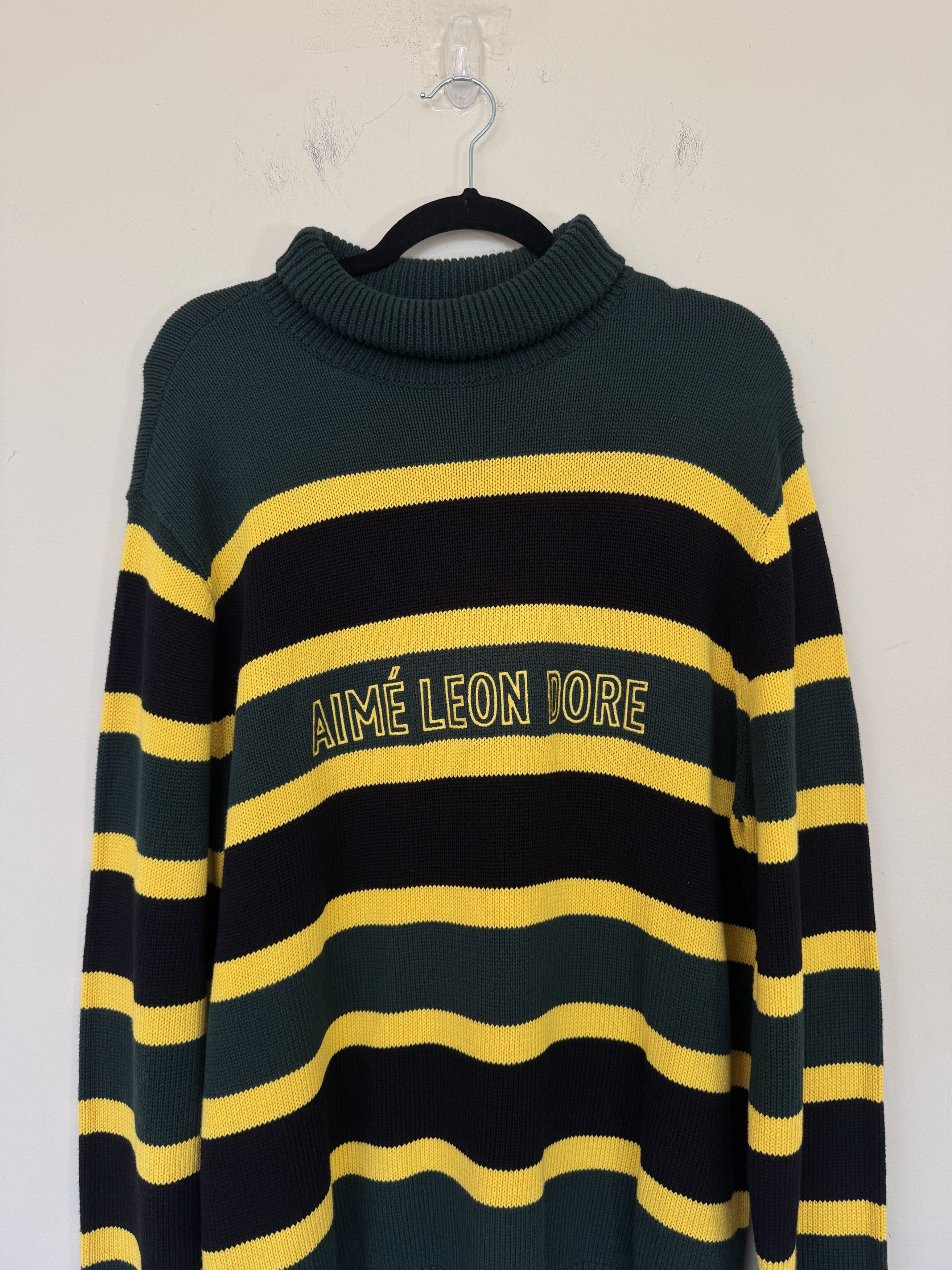 Aime Leon Dore Aimé Leon Dore Striped Turtleneck Size US XL / EU 56 / 4 - 3 Thumbnail