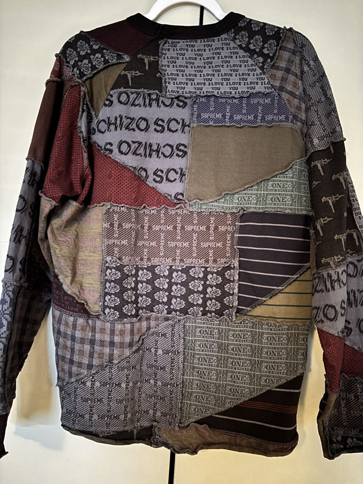 Supreme Supreme Patchwork Jacquard Long-sleeve Top Size US S / EU 44-46 / 1 - 2 Thumbnail