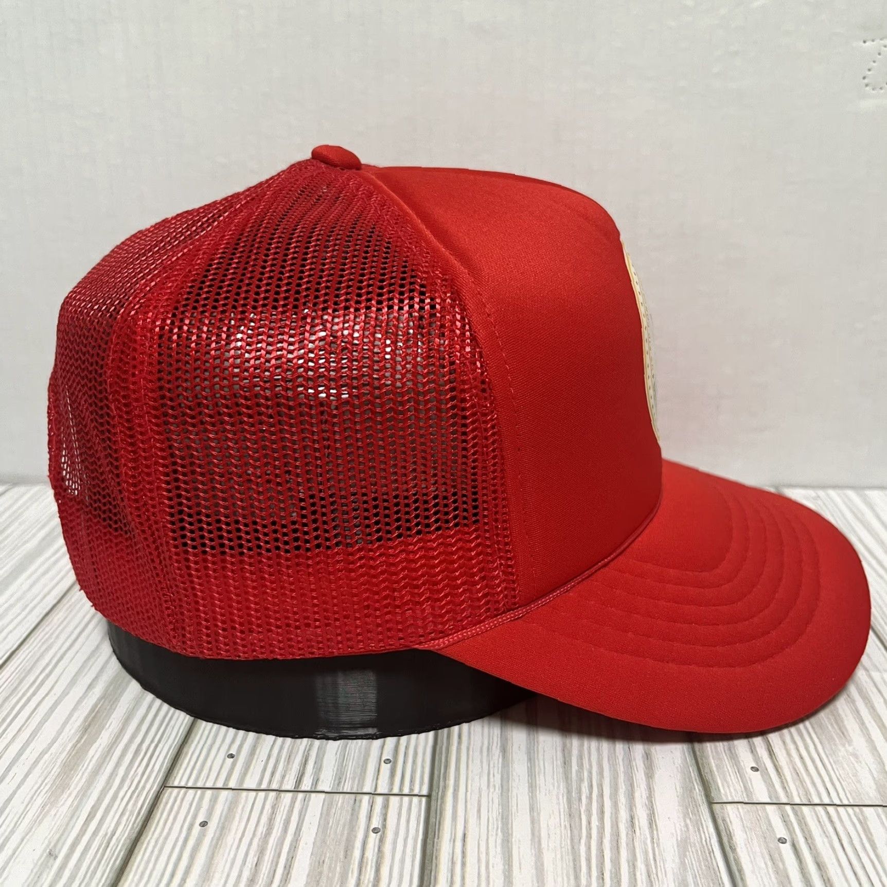 Vintage VINTAGE Operation Desert Storm 1991 Hat Cap Snap Back Rope Trucker Army Marines Navy Mens Trucker Hat Red 90s USA Sports Outdoor Accessories Size ONE SIZE - 6 Thumbnail
