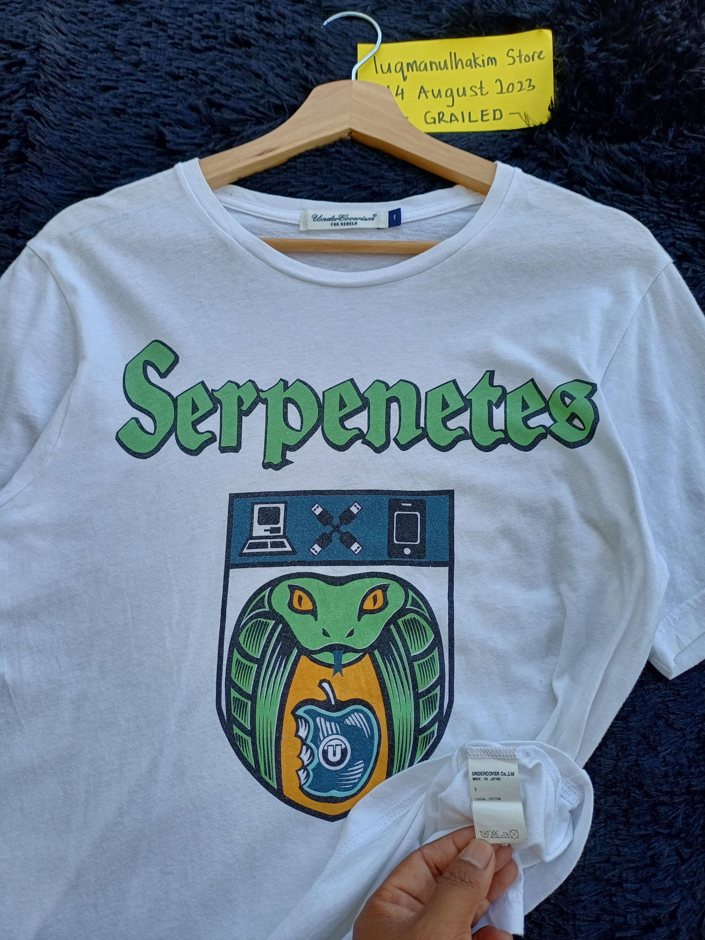 Undercover Undercoverism Serpenetes Early 2000s White T-Shirt Size US S / EU 44-46 / 1 - 7 Thumbnail